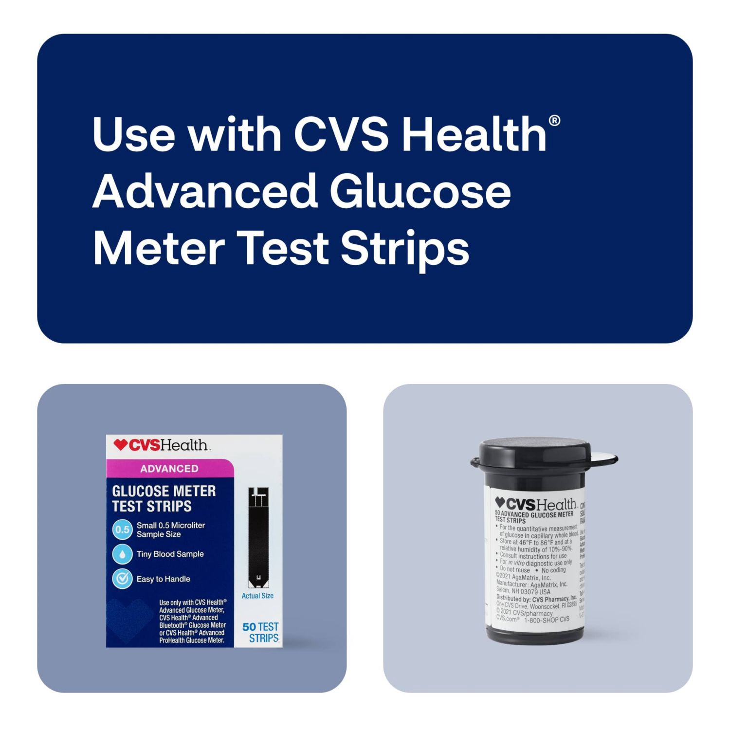 slide 9 of 10, Cvs Health Bluetooth Blood Glucose Meter, 1 ct
