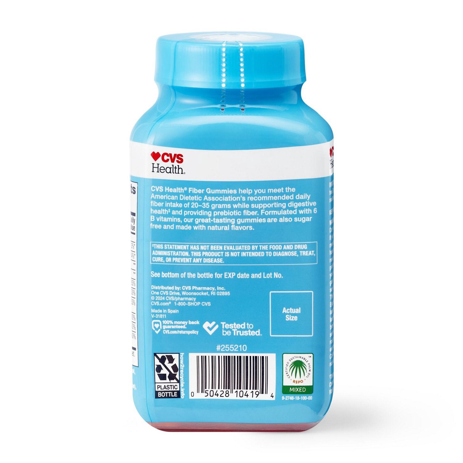 slide 3 of 5, Cvs Health Fiber Gummies, Mixed Flavor, 90 Ct, 90 ct