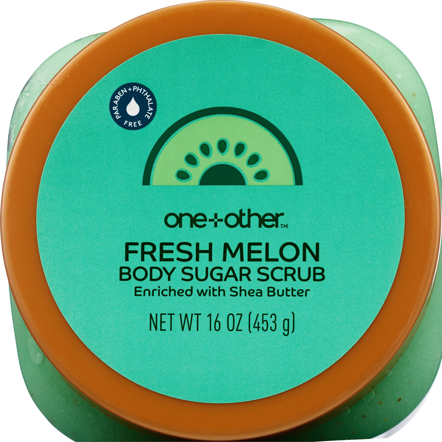 slide 2 of 3, ONE+OTHER O+O Body Sugar Scrub Fresh Melon 16 Oz, 16 oz