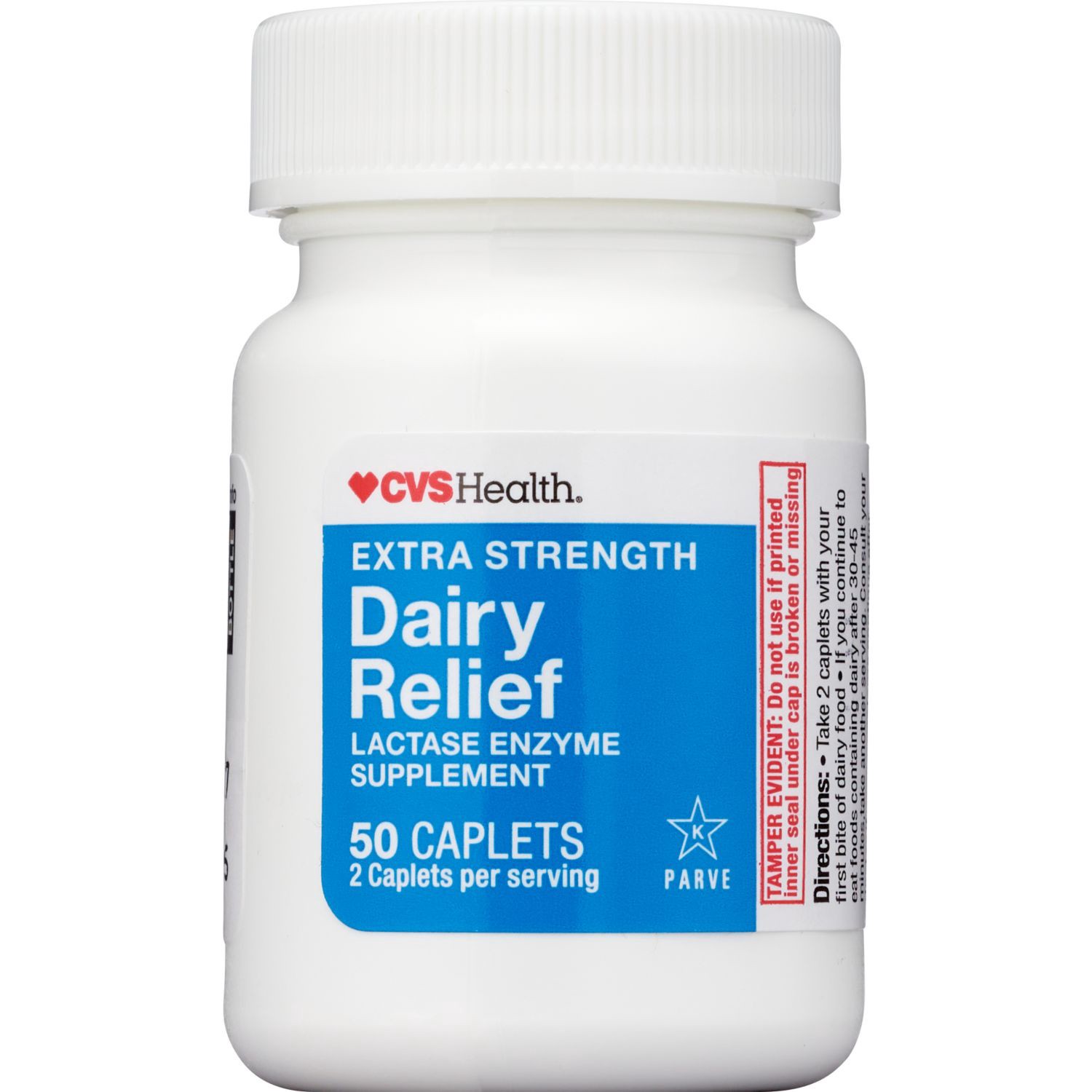 slide 2 of 6, Cvs Health Dairy Relief Caplets Extra Strength, 50 Ct, 50 ct