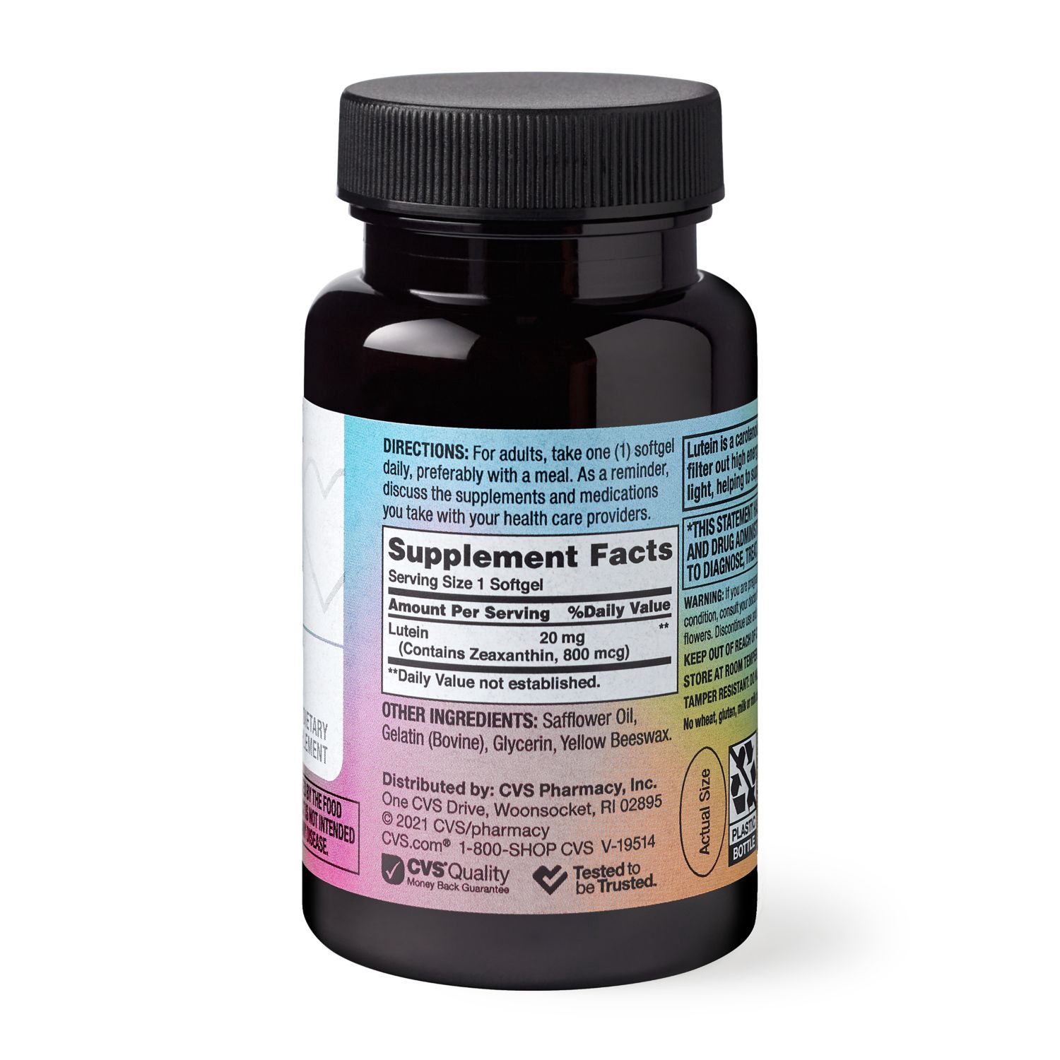 slide 3 of 4, Cvs Health Lutein Softgels, 60 Ct, 60 ct