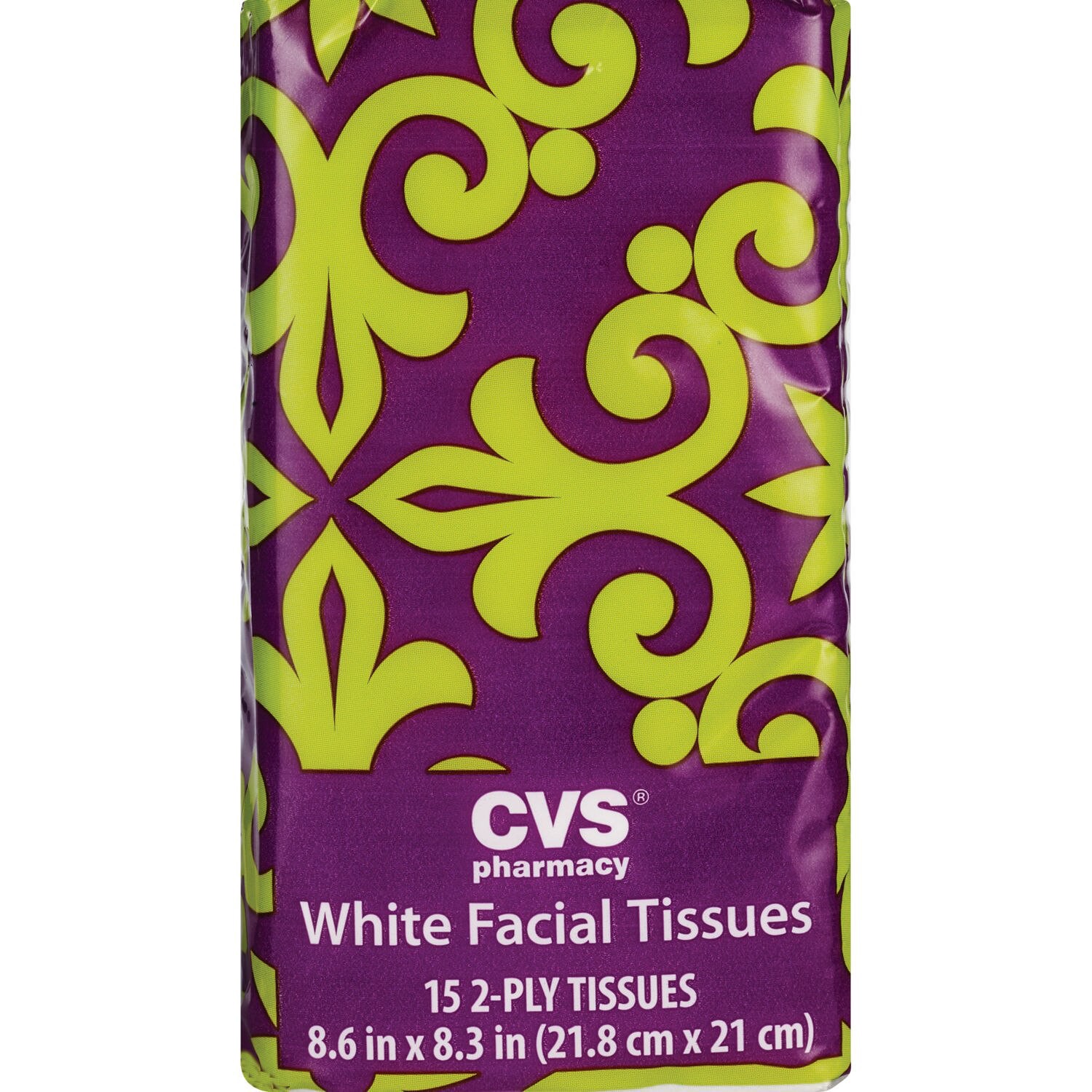 slide 3 of 3, CVS Health Cvs Facial Tissues Pocket Pack, 2-Ply, 15 Ct, 10 ct