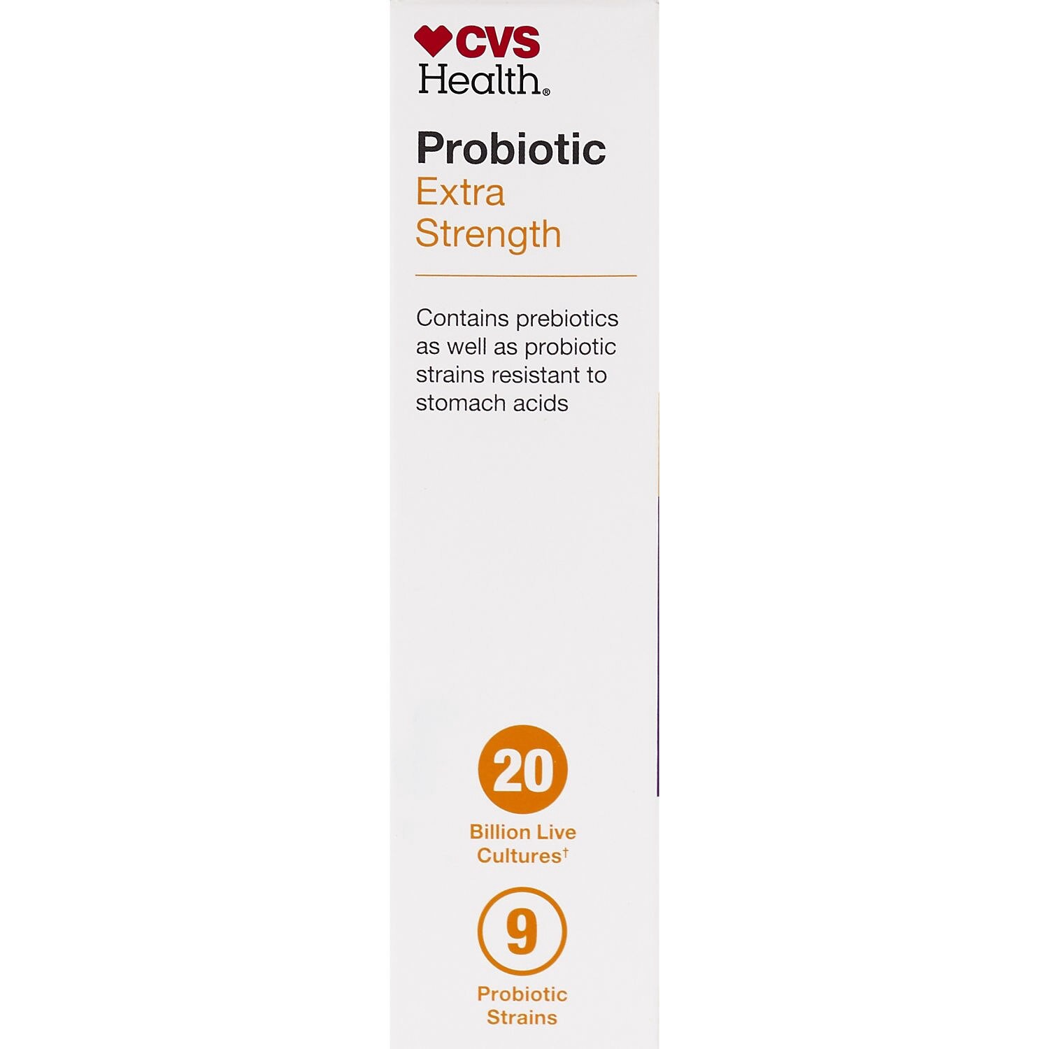 slide 6 of 6, Cvs Health Extra Strength Daily Probiotic Capsules, 30 Ct, 30 ct