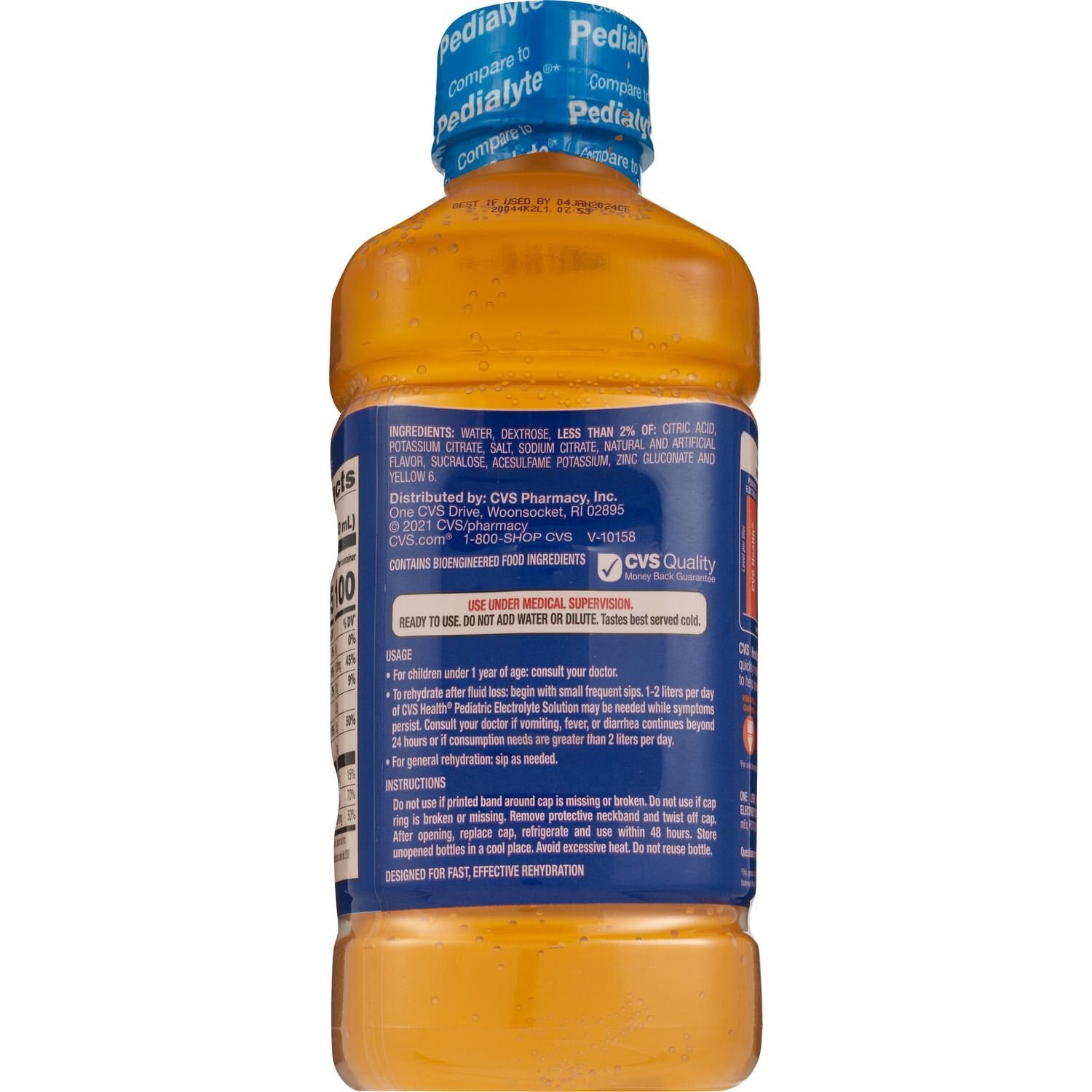 slide 5 of 5, Cvs Health Pediatric Electrolyte Solution, Mixed Fruit, 1 L, 33.8 oz