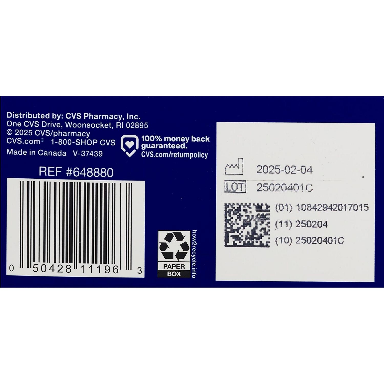 slide 4 of 4, CVS Health Cvs Medical Grade Face Mask, 25 ct