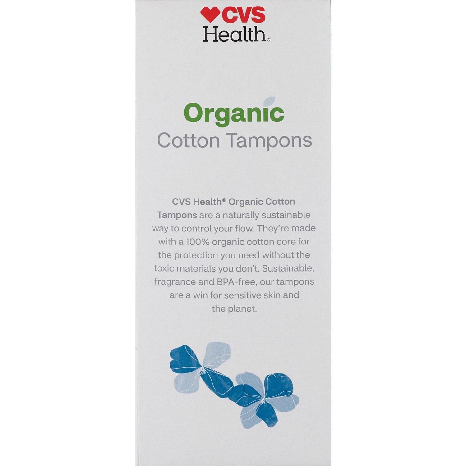 slide 5 of 6, Cvs Health Organic Cotton Super, 16 Ct, 16 ct