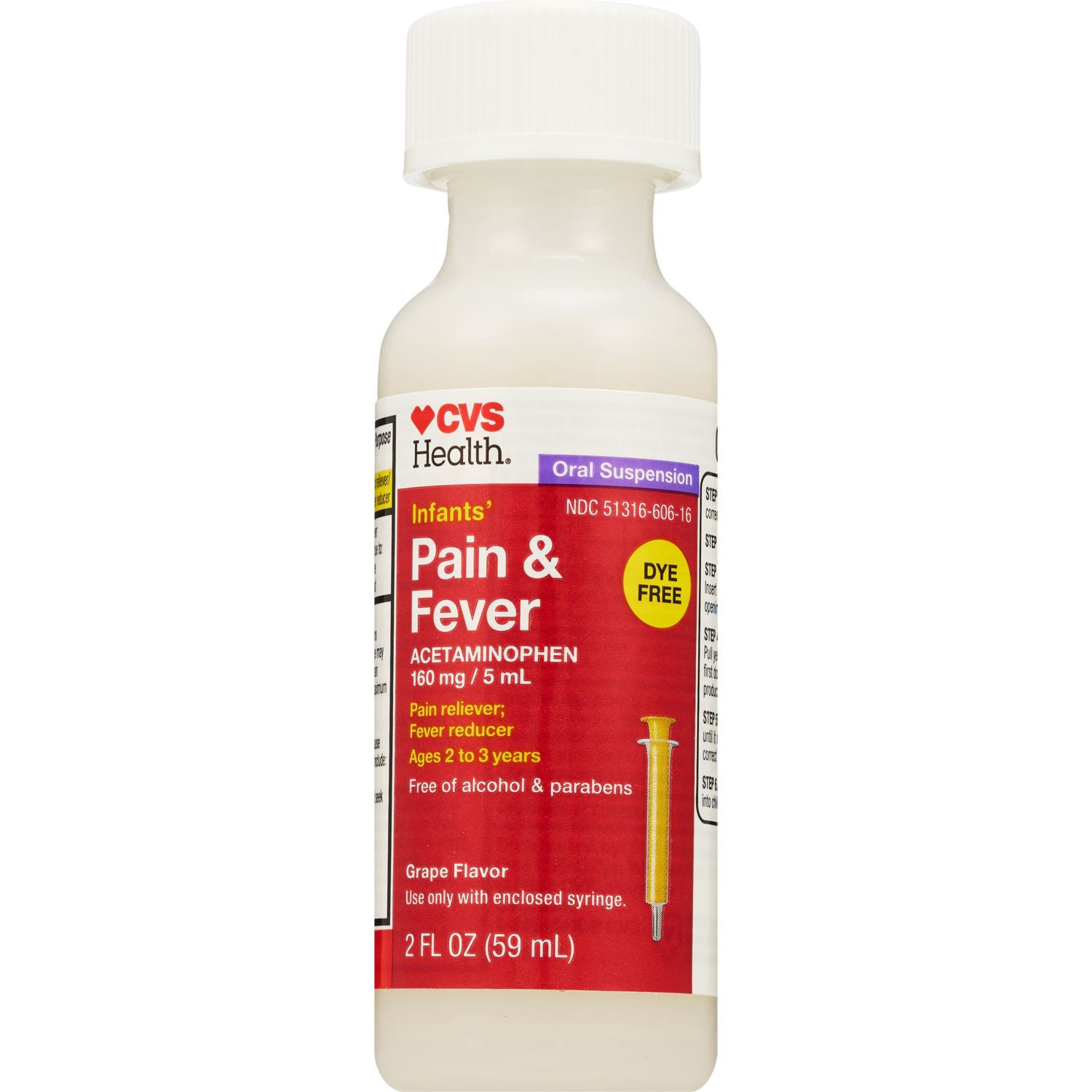 slide 8 of 10, Cvs Health Infants' Pain & Fever, Grape, 2 Oz, 2 oz