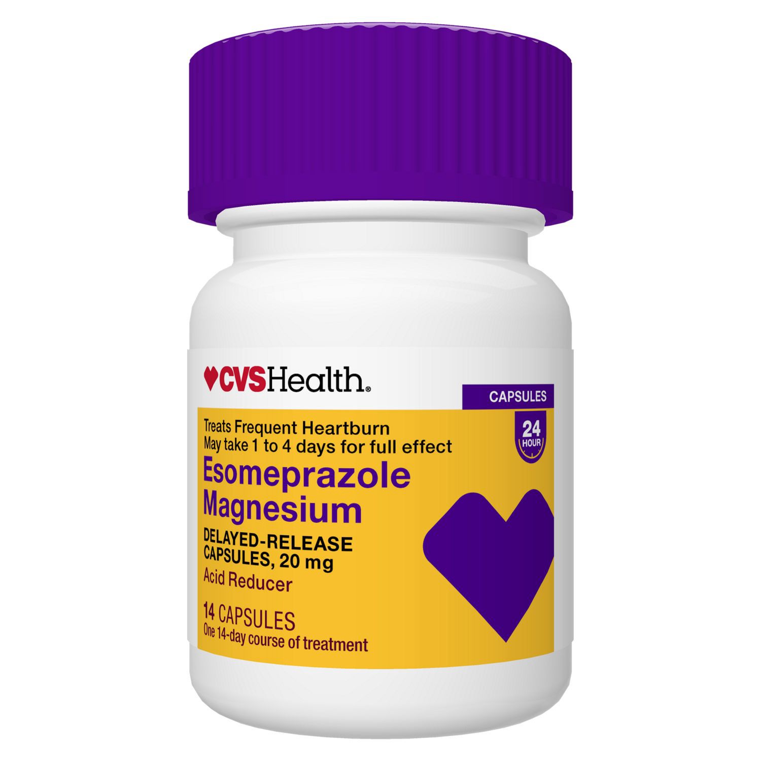 slide 7 of 8, Cvs Health Esomeprazole Magnesium Capsules, 14 Ct, 14 ct