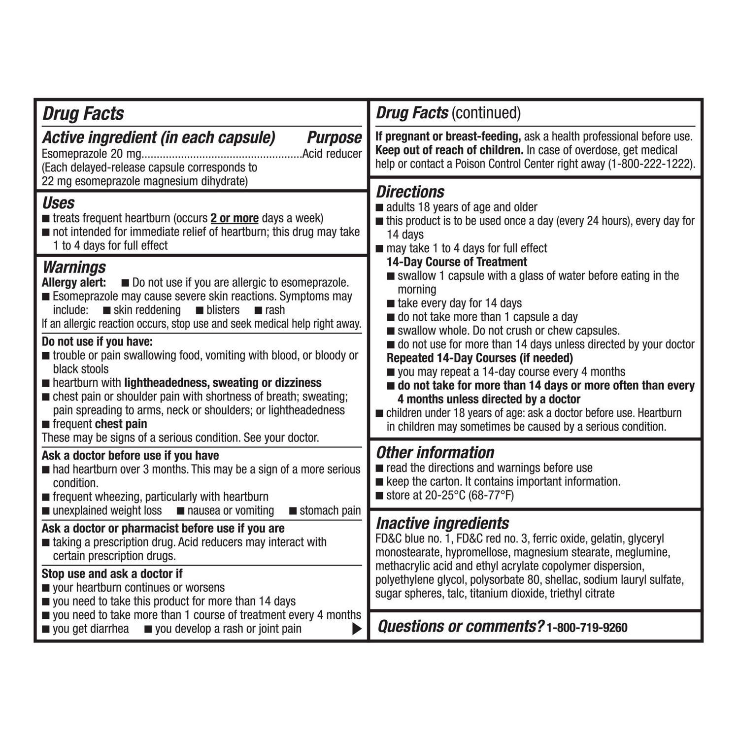 slide 8 of 8, Cvs Health Esomeprazole Magnesium Capsules, 14 Ct, 14 ct