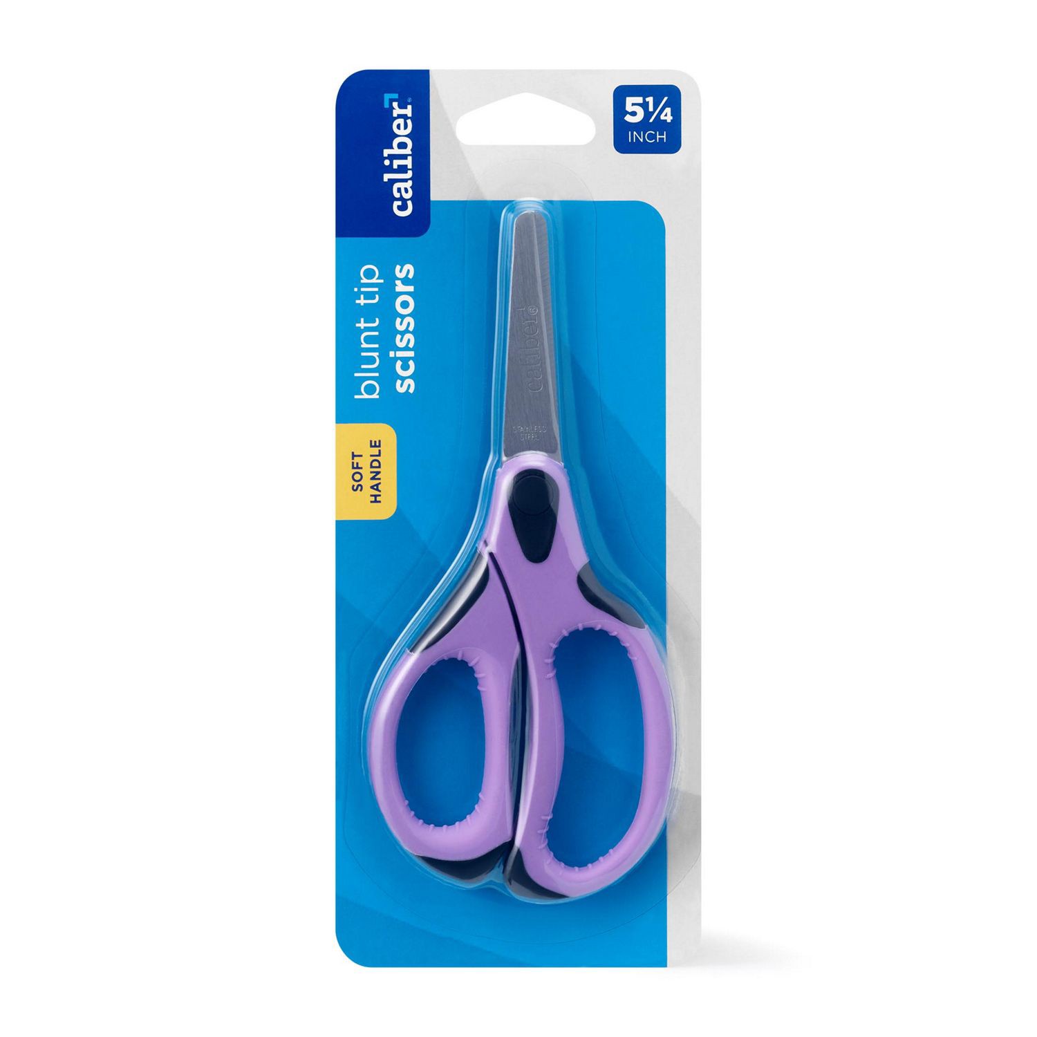 slide 3 of 5, Caliber Scissors Soft Handle 5 In, Blunt, 1 ct