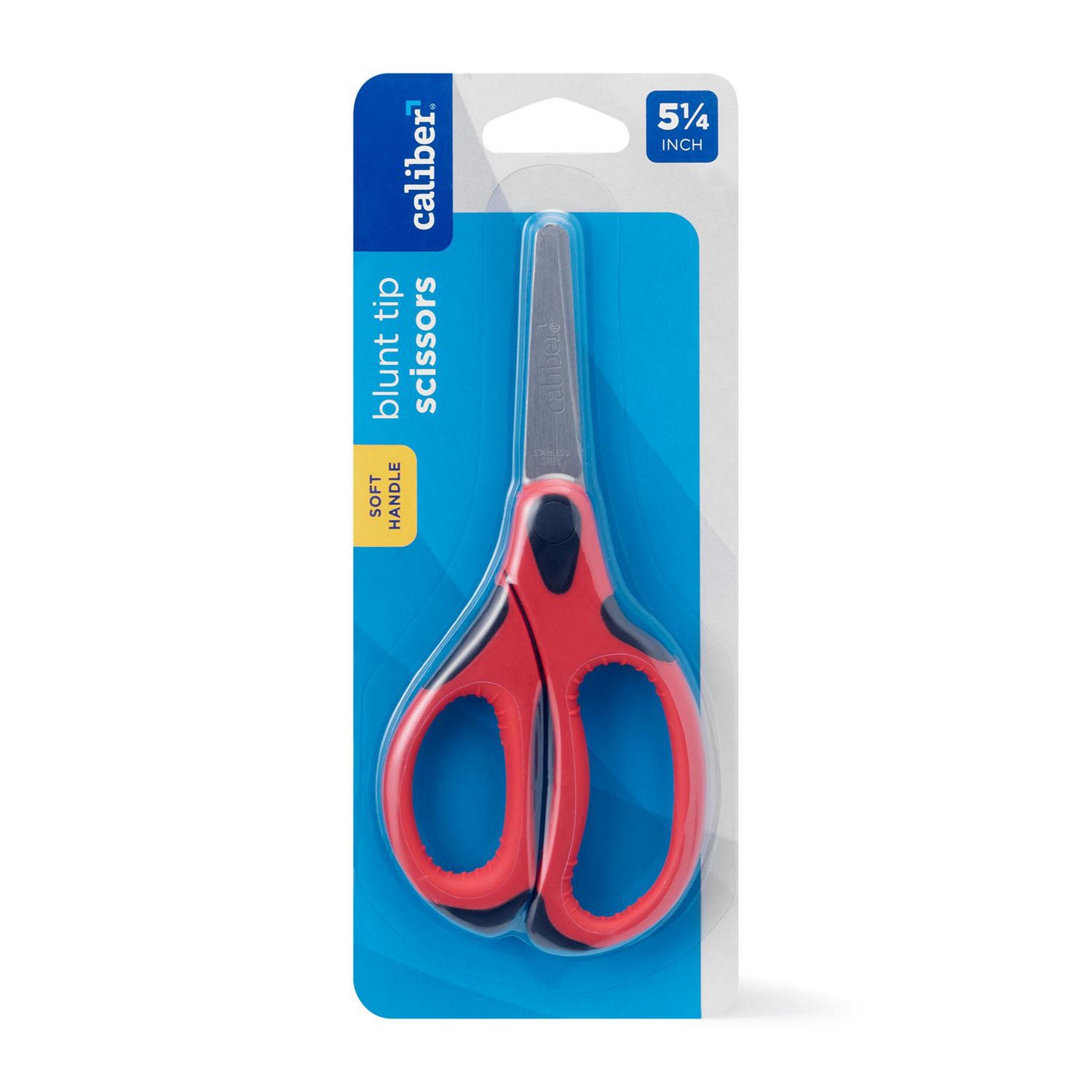 slide 2 of 5, Caliber Scissors Soft Handle 5 In, Blunt, 1 ct