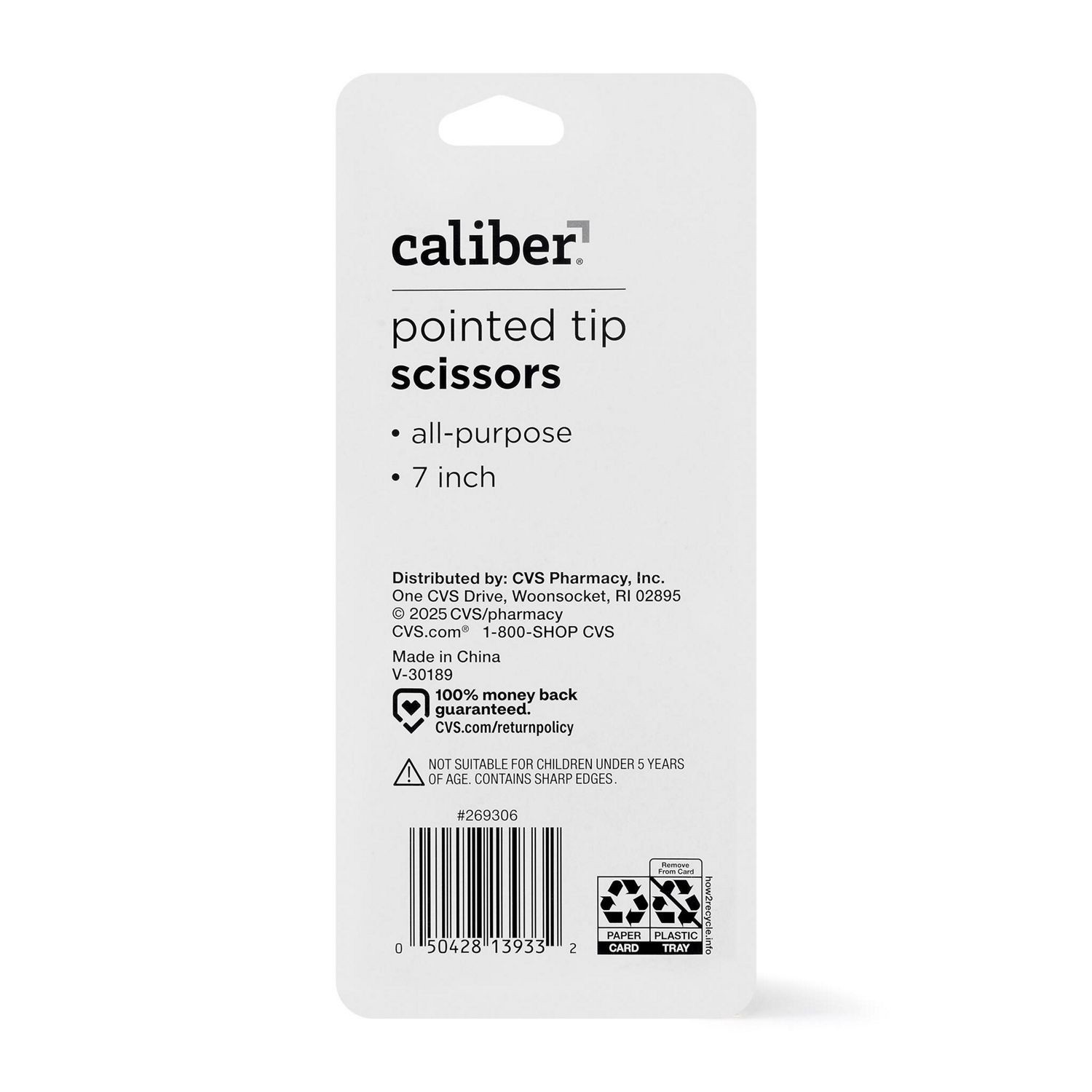 slide 4 of 6, Caliber Soft Handle Scissors, Assorted Colors, 7 In, 1 ct