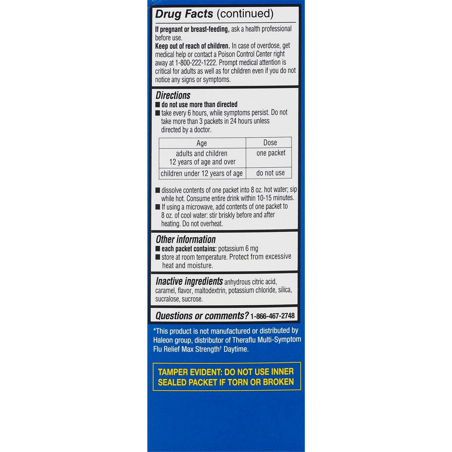 slide 3 of 5, Cvs Health Powder Packets, Honey Lemon, 6 Ct, 6 ct