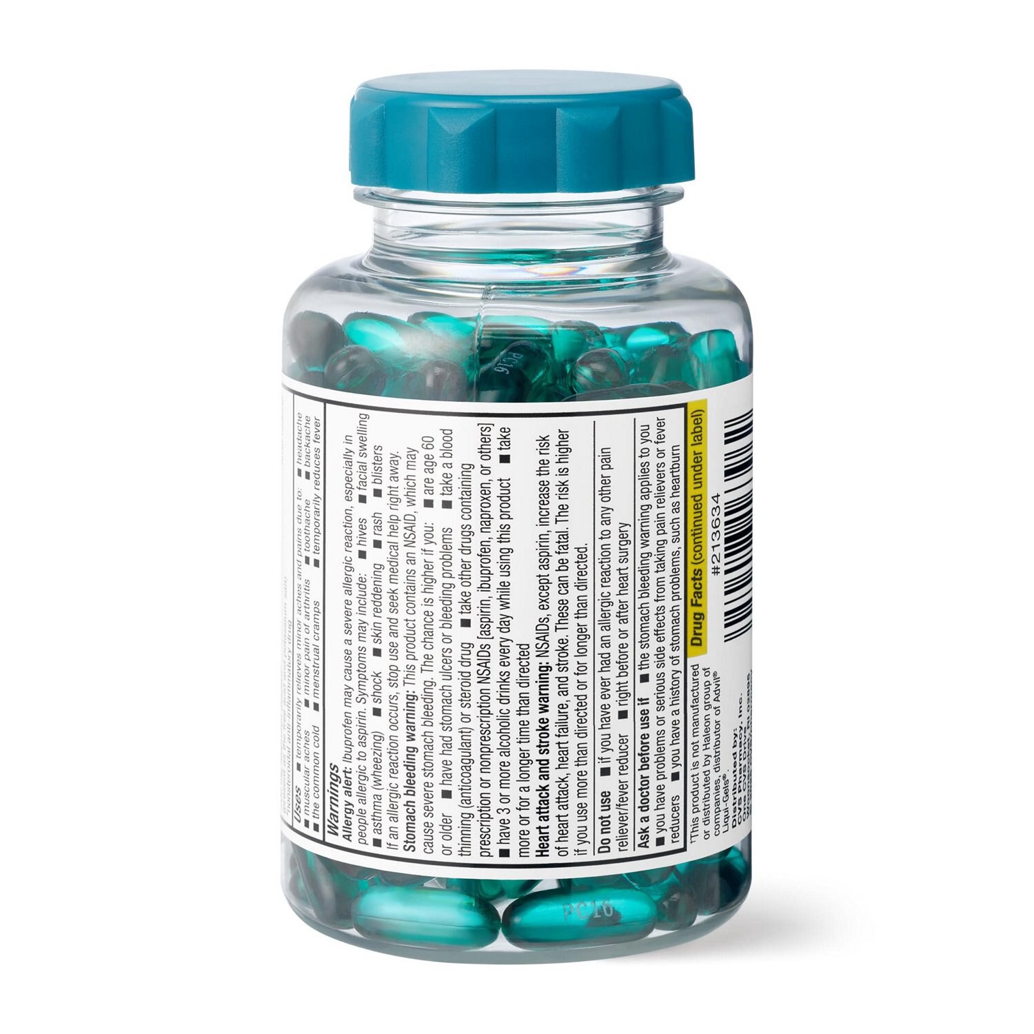 slide 5 of 6, Cvs Health Ibuprofen 200 Mg Liquid Filled Softgels, 160 Ct, 160 ct