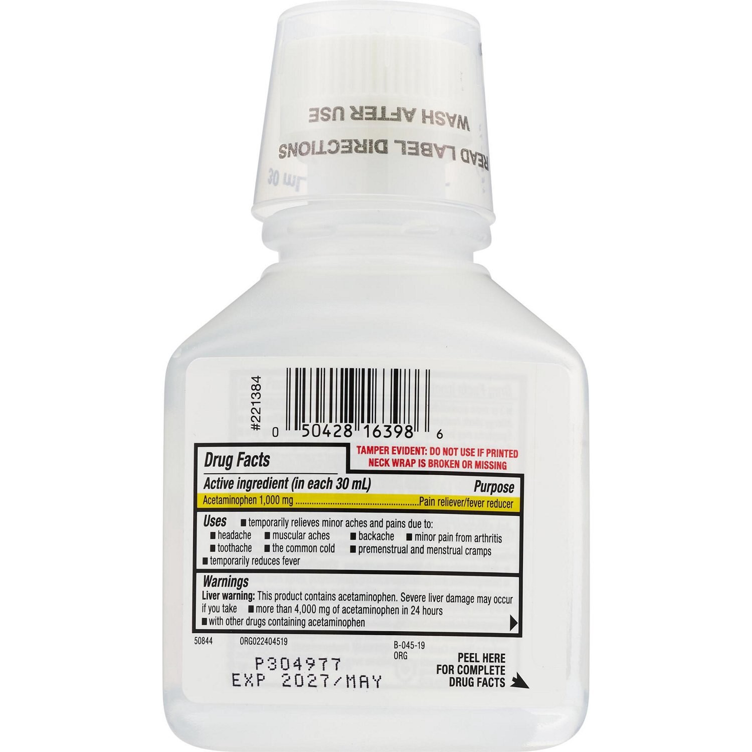 slide 3 of 6, Cvs Health Extra Strength Acetaminophen Pain Reliever & Fever Reducer 1000 Mg Liquid, Cherry, 8 Fl Oz, 8 oz
