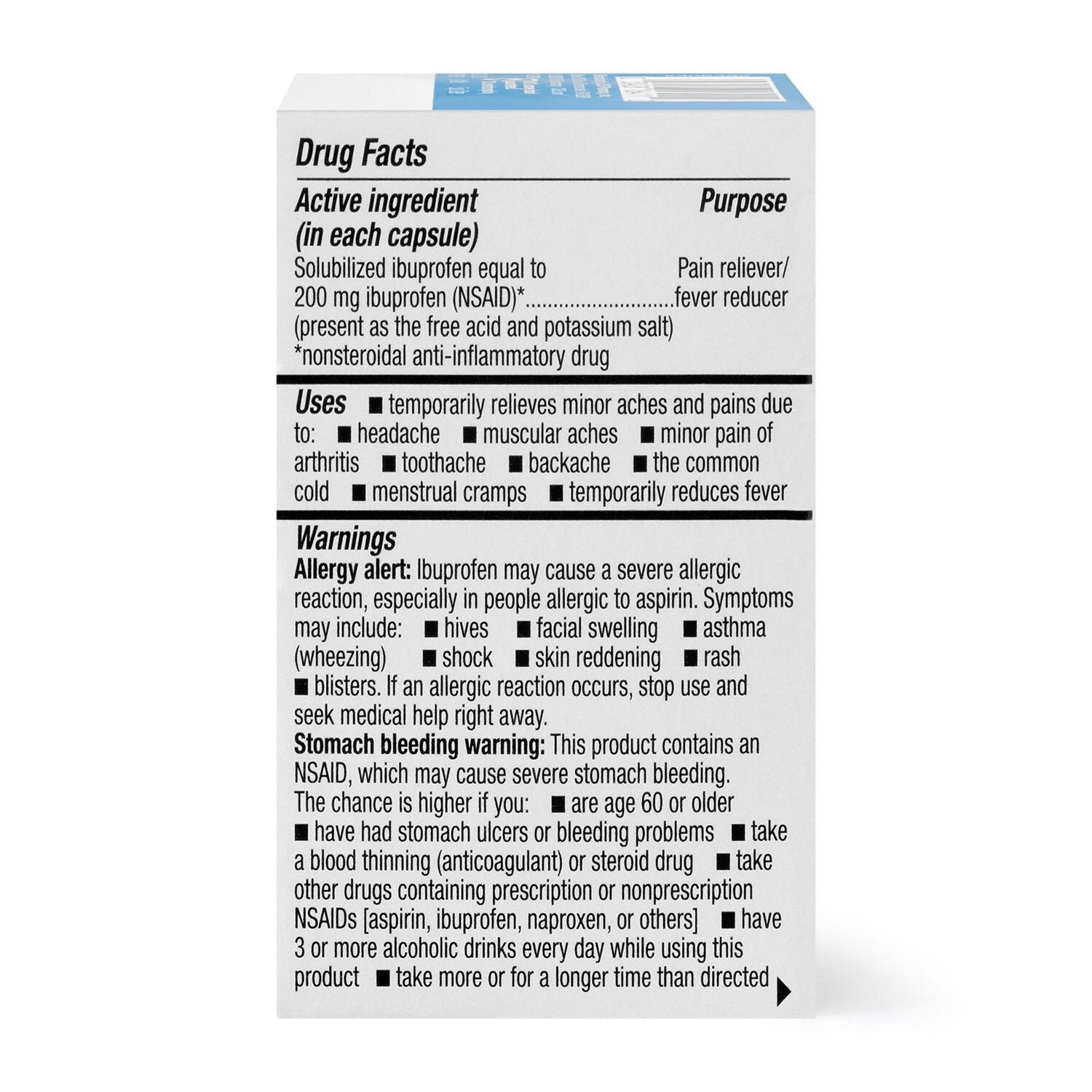 slide 2 of 7, Cvs Health Ibuprofen 200 Mg Liquid Filled Softgels, 20 Ct, 20 ct