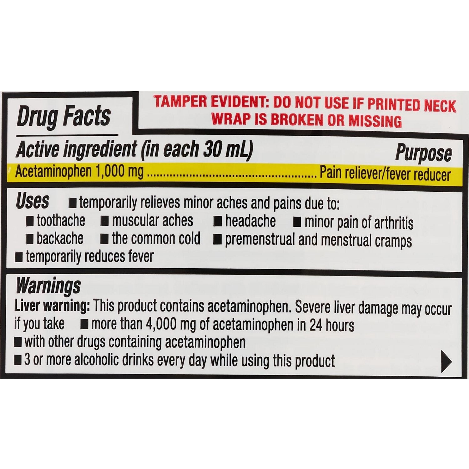slide 4 of 5, Cvs Health Extra Strength Acetaminophen Pain Reliever & Fever Reducer 500 Mg Liquid, Cherry, 8 Fl Oz, 8 oz