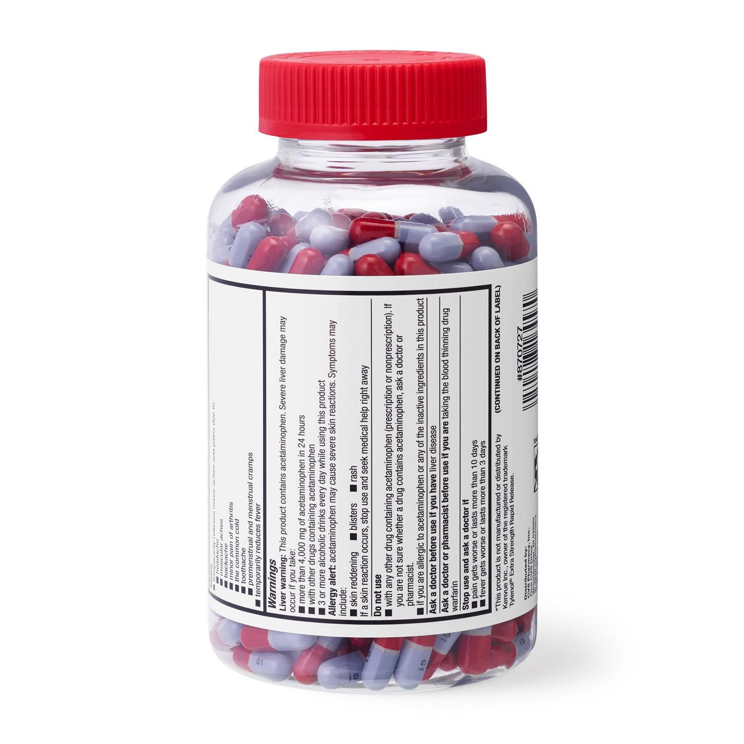 slide 2 of 6, Cvs Health Extra Strength Acetaminophen Pain Reliever & Fever Reducer 500 Mg Gelcaps, 400 Ct, 400 ct