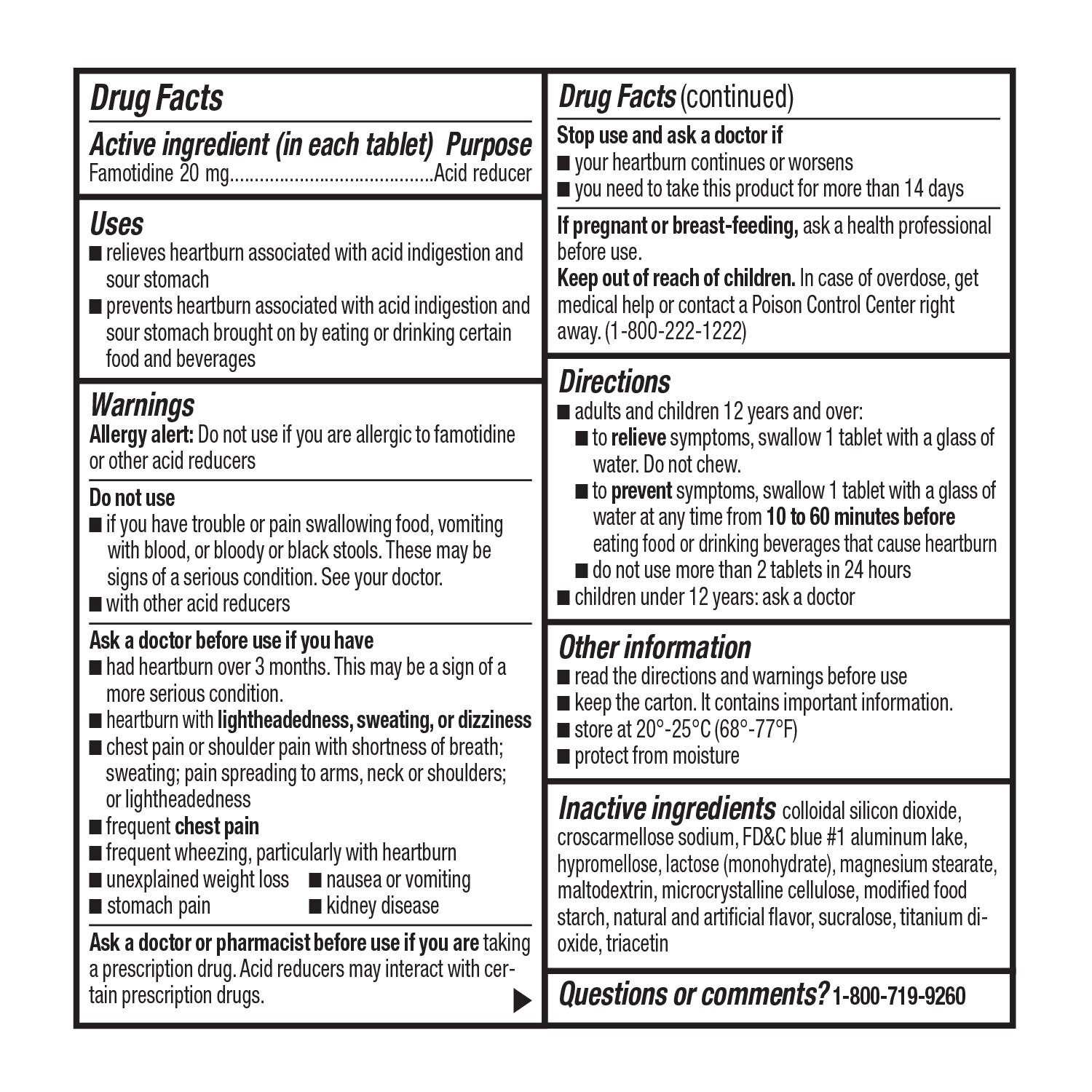 slide 2 of 8, Cvs Health Famotidine 20Mg Cool Mint Tablets, 50 Ct, 50 ct