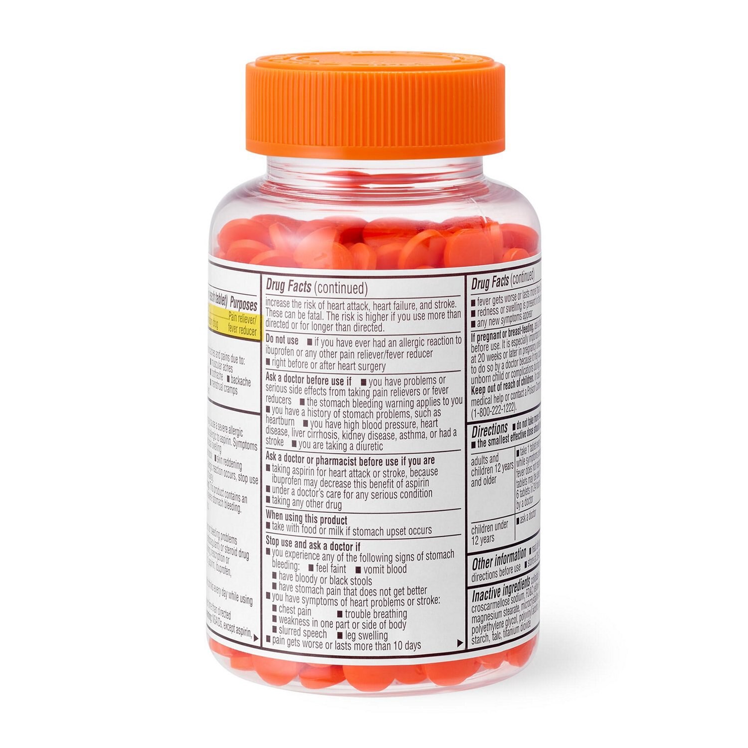 slide 3 of 10, Cvs Health Ibuprofen Pain Reliever & Fever Reducer (Nsaid) 200 Mg Coated Caplets, 500 Ct, 500 ct