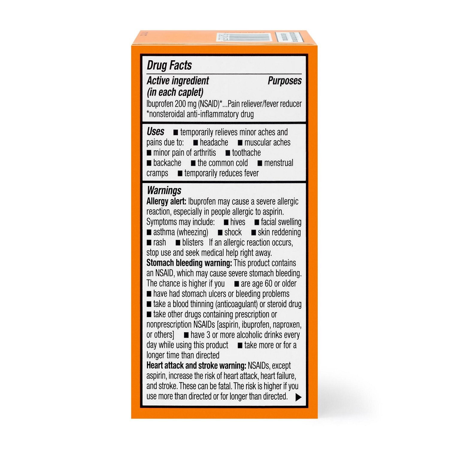 slide 7 of 10, Cvs Health Ibuprofen Pain Reliever & Fever Reducer (Nsaid) 200 Mg Coated Caplets, 1000 Ct, 50 ct