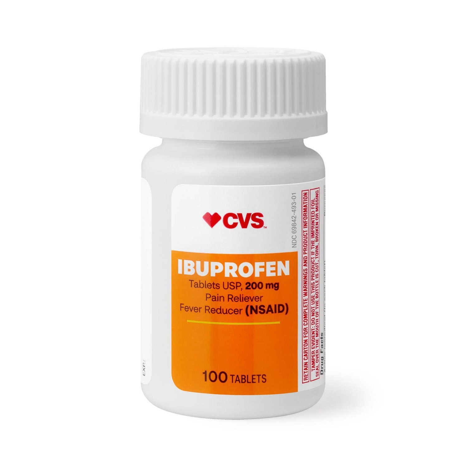 slide 5 of 11, Cvs Health Ibuprofen Pain Reliever & Fever Reducer (Nsaid) 200 Mg Coated Tablets, 100 Ct, 100 ct