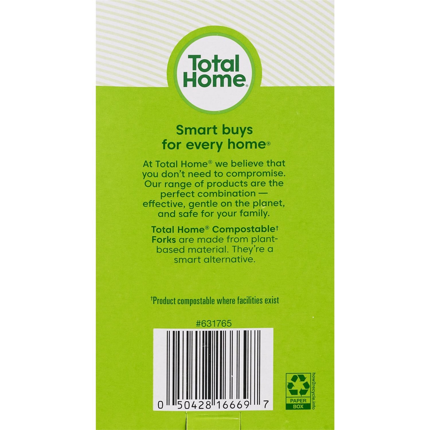 slide 2 of 2, Earth Essentials Compostable Plant-Based Disposable Forks, 24 ct