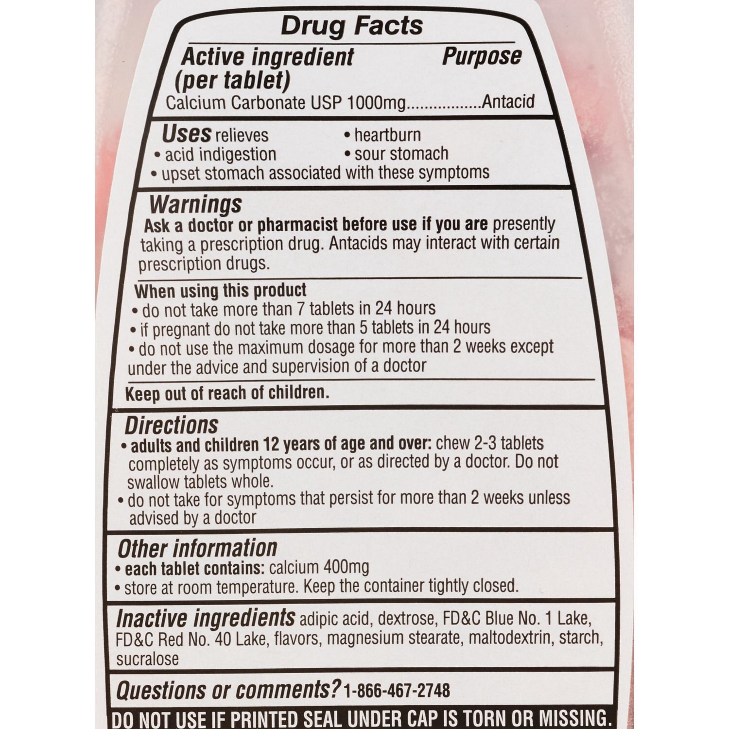 slide 3 of 3, Cvs Health Antacid Chewable Tablets, Assorted Berries, 160 Ct, 160 ct