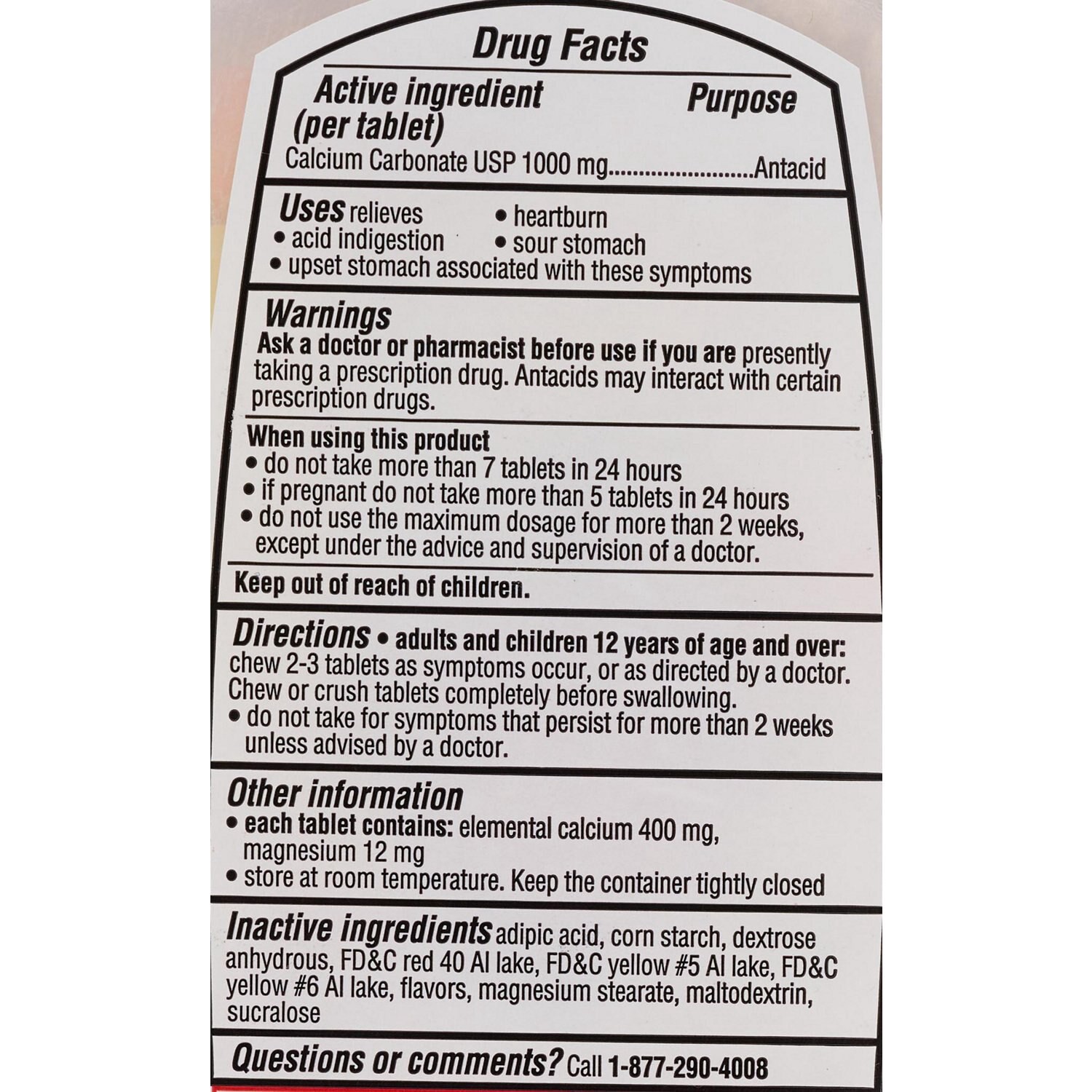 slide 5 of 5, Cvs Health Antacid Chewable Tablets, Tropical Fruit, 160 Ct, 160 ct