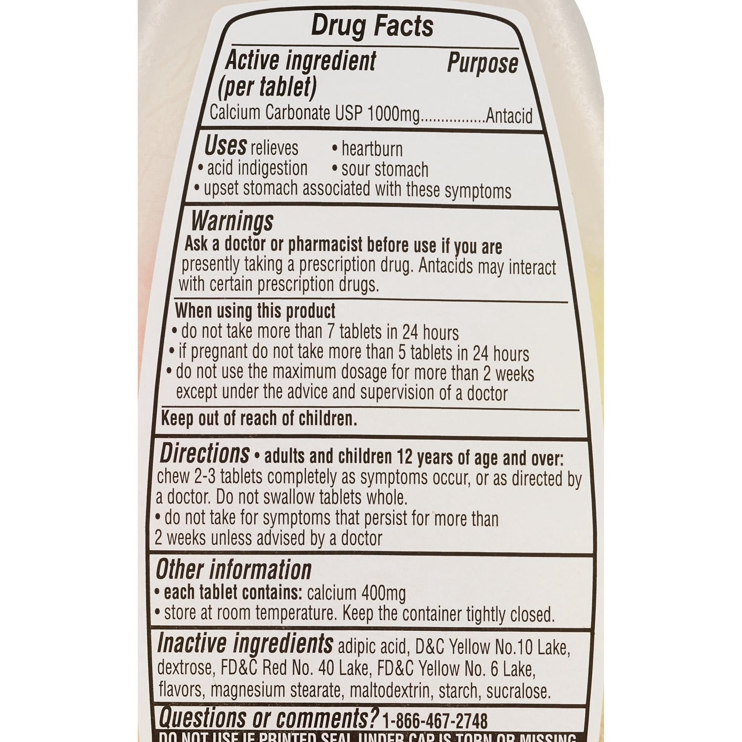 slide 3 of 3, Cvs Health Antacid Chewable Tablets, Tropical Fruit, 72 Ct, 72 ct