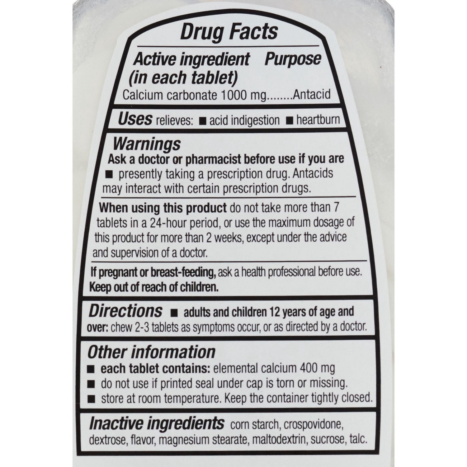 slide 2 of 3, Cvs Health Antacid Chewable Tablets, Peppermint, 72 Ct, 72 ct