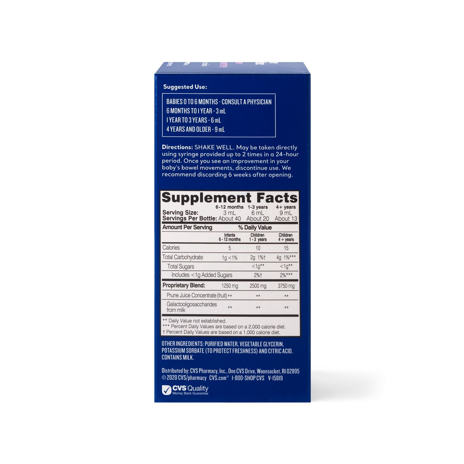 slide 2 of 5, CVS Health Baby Constipation Prune Concentrate, 4 Oz, 1 ct