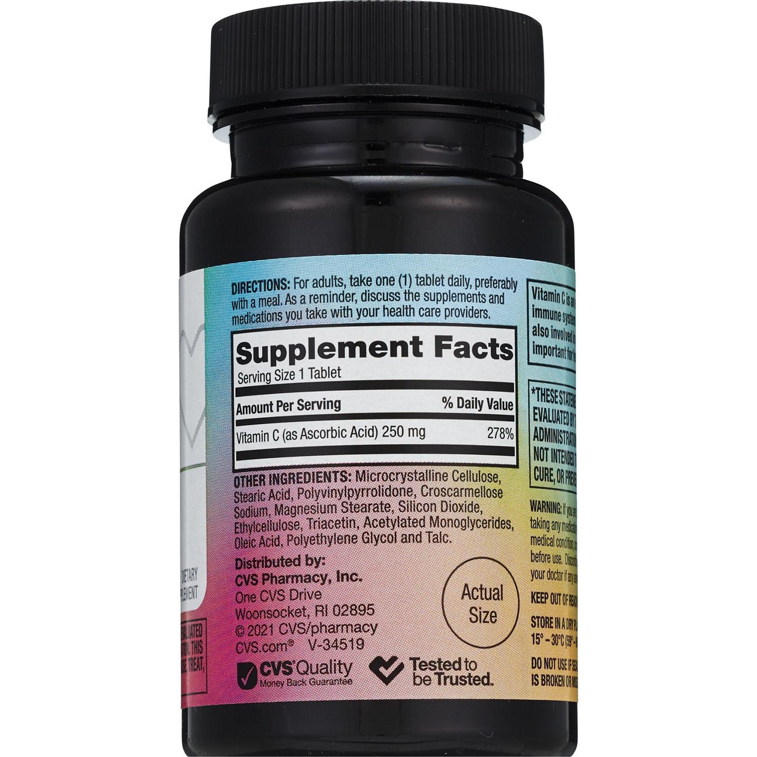 slide 3 of 3, CVS Health Vitamin C Tablets, 100 Ct, 1 ct