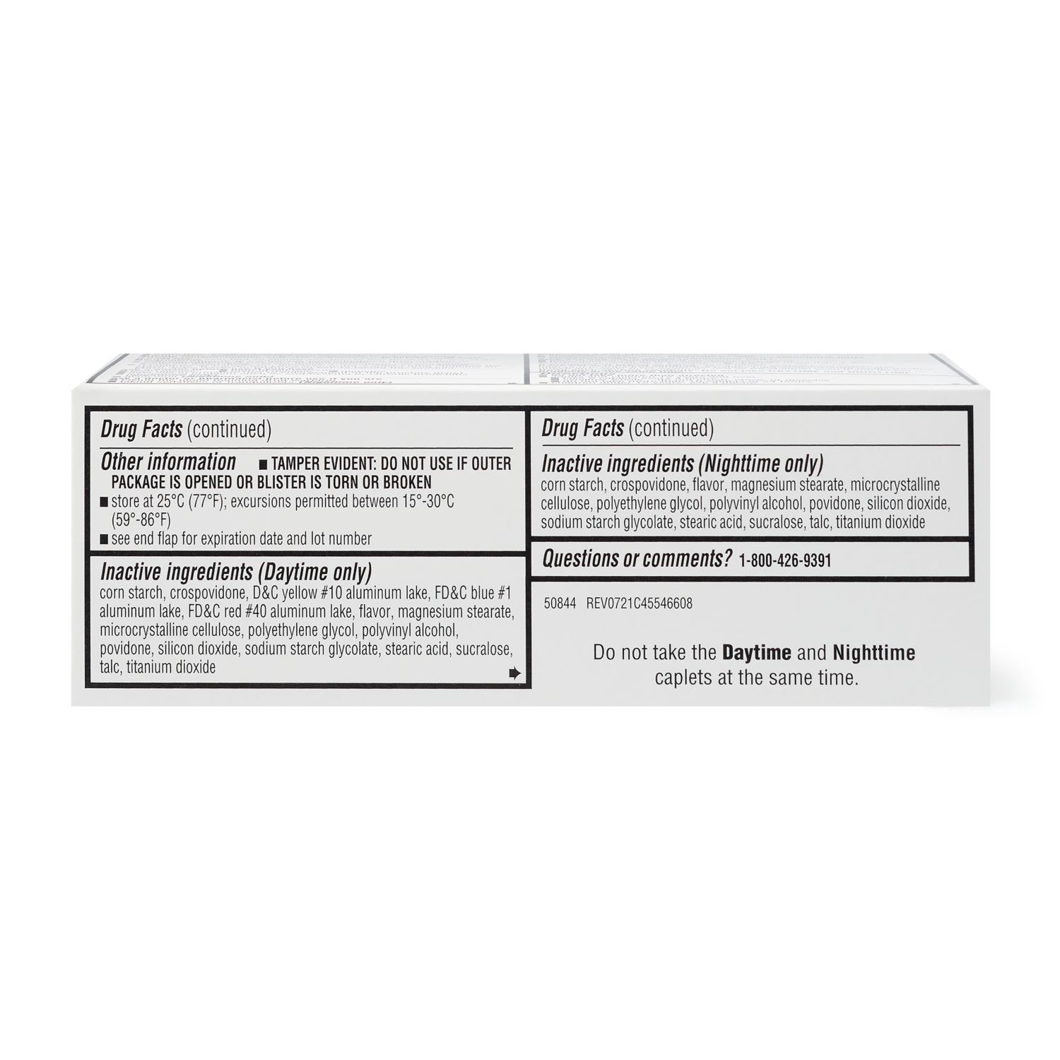 slide 5 of 5, CVS Health Sinus Pain & Congestion Acetaminophen Caplets, Daytime + Nighttime, 24 Ct, 1 ct