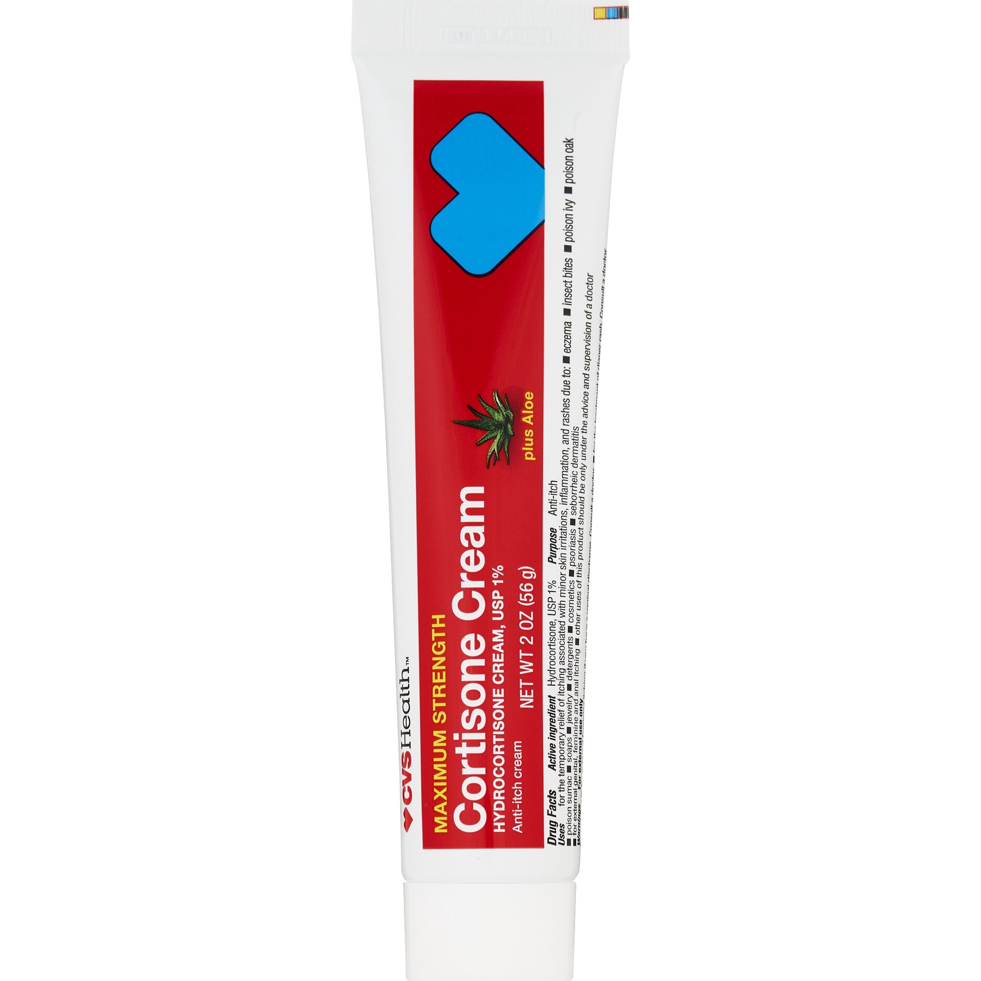 slide 5 of 8, CVS Health Maximum Strength Cortisone Anti-Itch Cream Plus Aloe, 2 Oz, 1 ct
