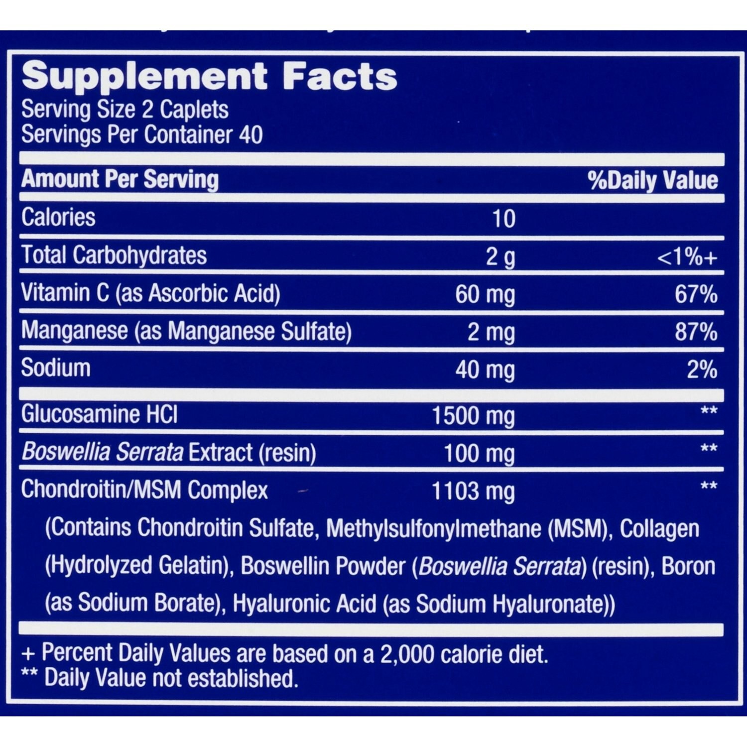 slide 7 of 7, CVS Health Glucosamine Chondroitin With Msm Caplets, 80 Ct, 1 ct