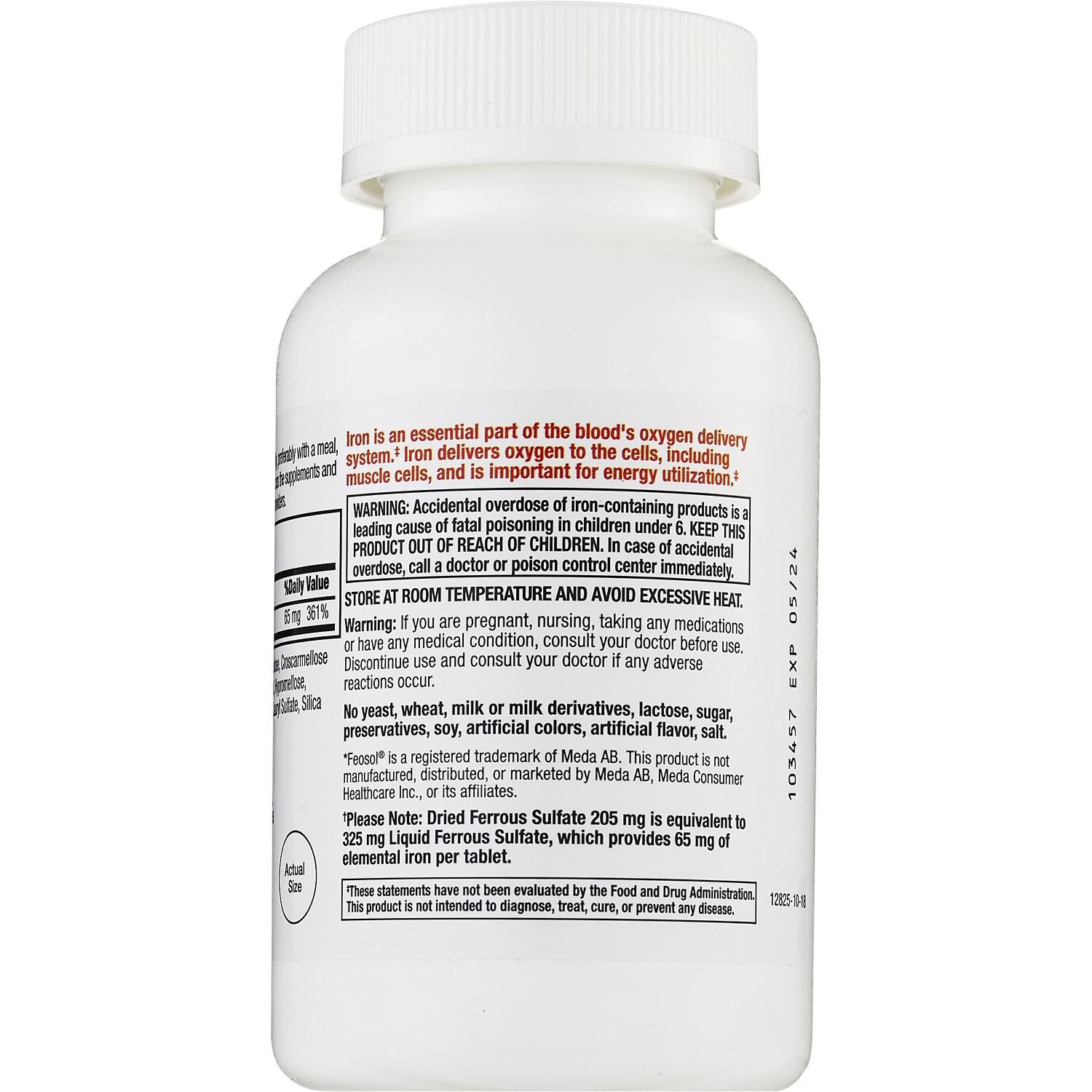 slide 4 of 5, Cvs Health Iron Tablets, 200 Ct, 1 ct