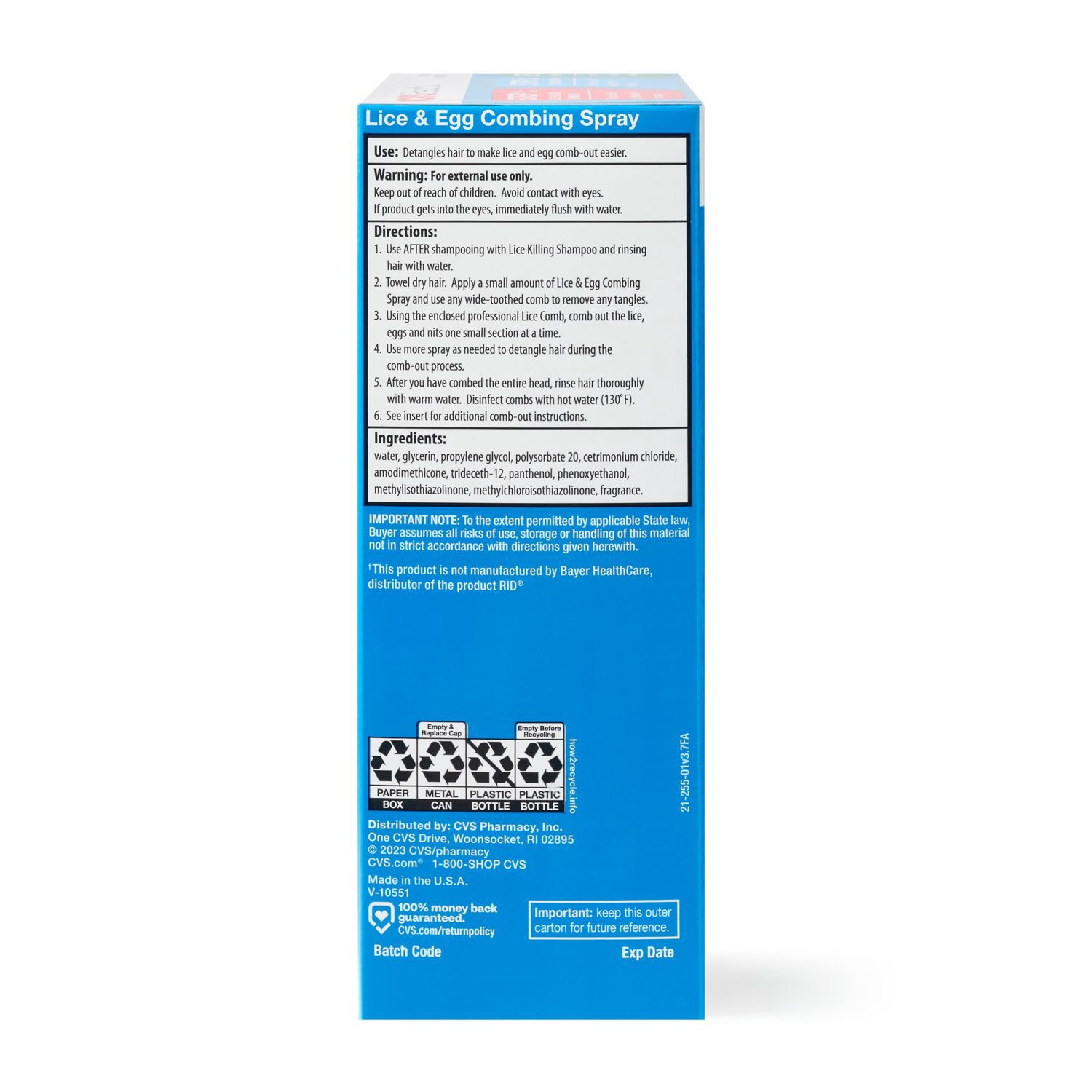 slide 5 of 6, CVS Health Maximum Strength 3-Step Lice Solution Kit, 1 ct