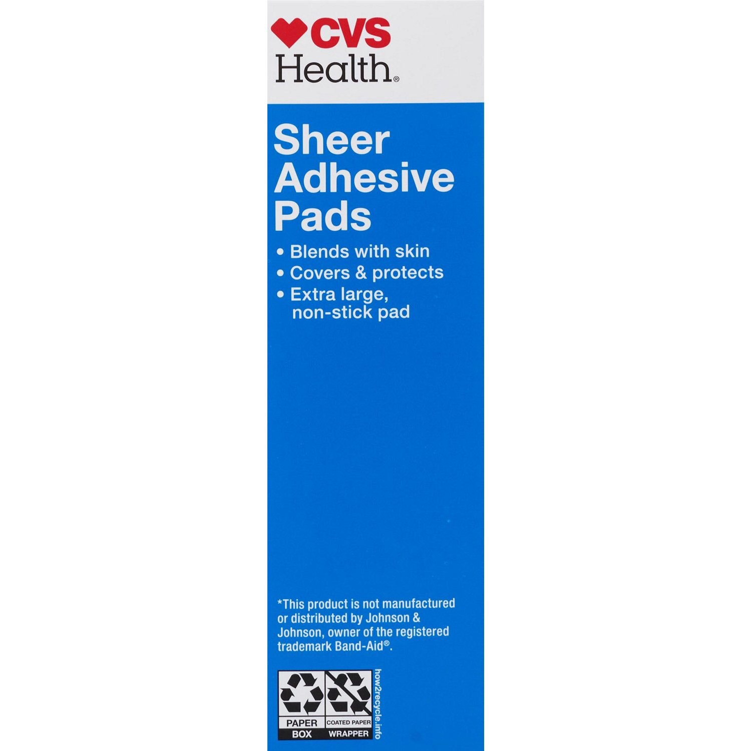 slide 5 of 5, CVS Health Adhesive Pads, Large, 10 Ct, 1 ct
