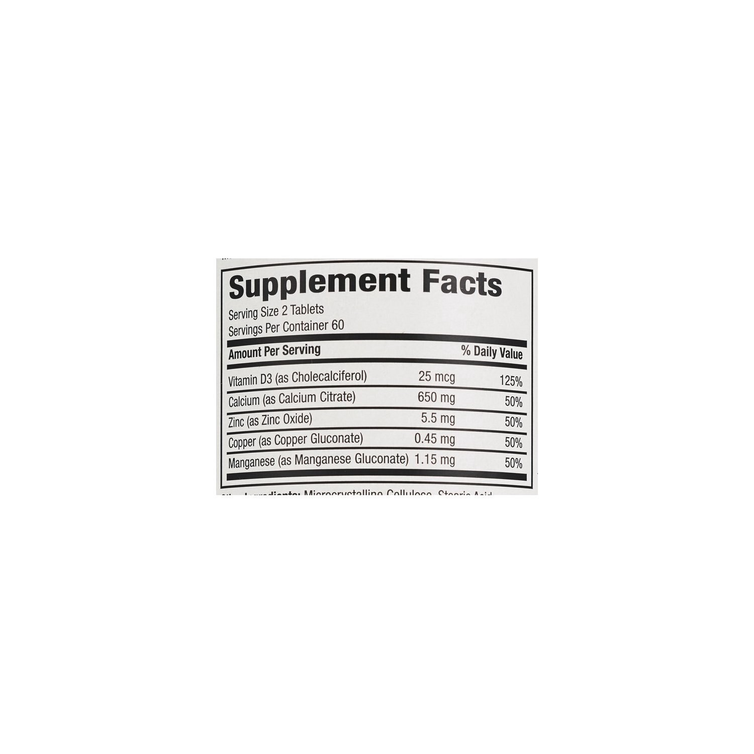 slide 5 of 5, CVS Health Calcium Citrate + D3 Tablets, 120 Ct, 1 ct