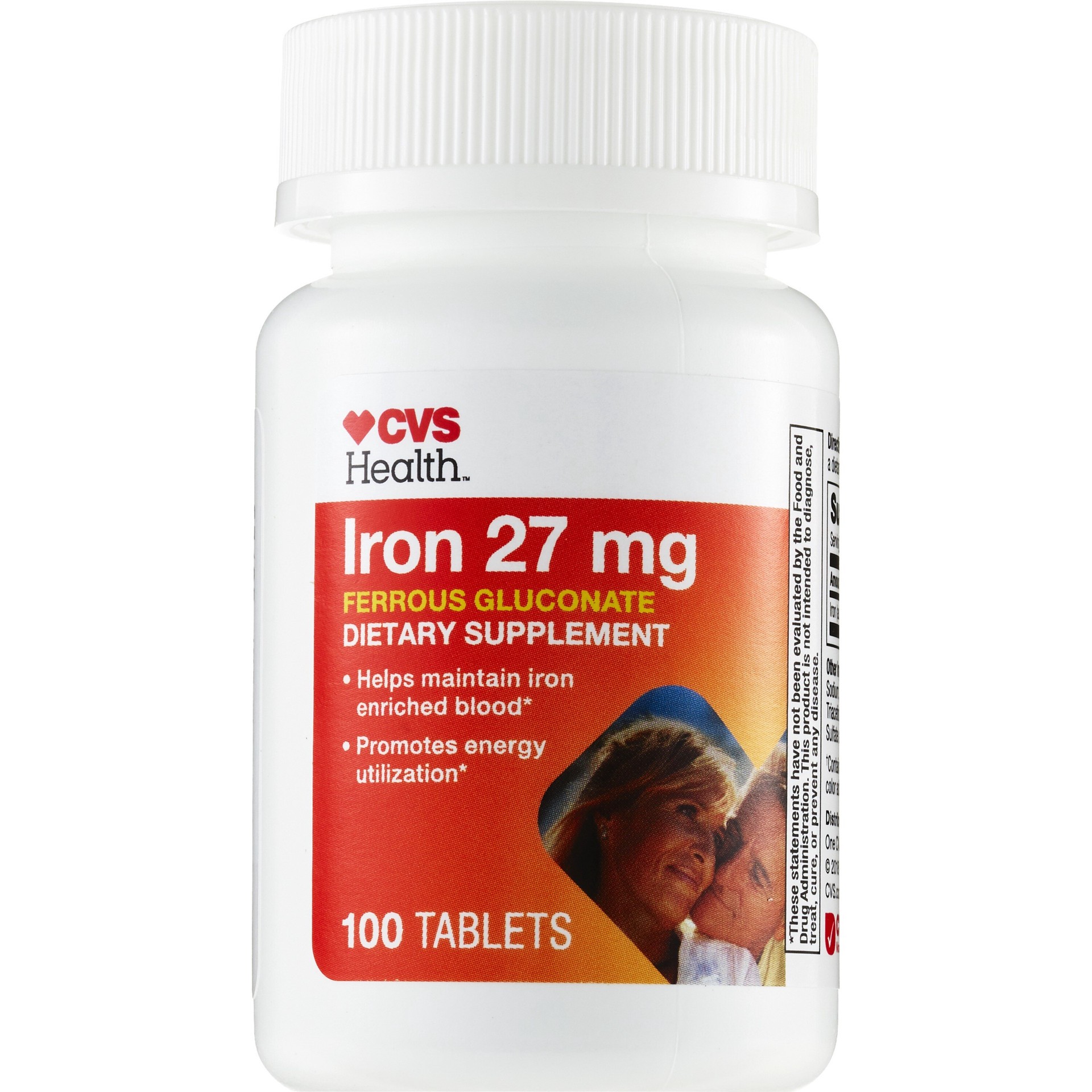 slide 3 of 7, CVS Health Iron Tablets, 100 Ct, 1 ct