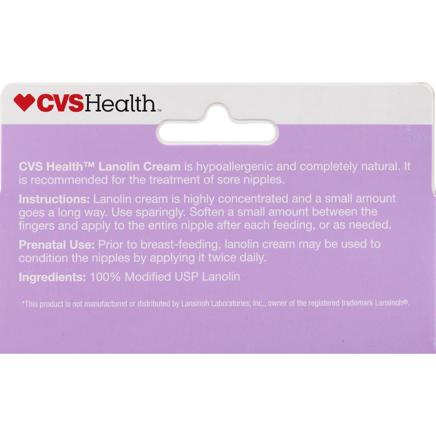 slide 2 of 4, CVS Health Lanolin Cream, 1.41 Oz, 1 ct