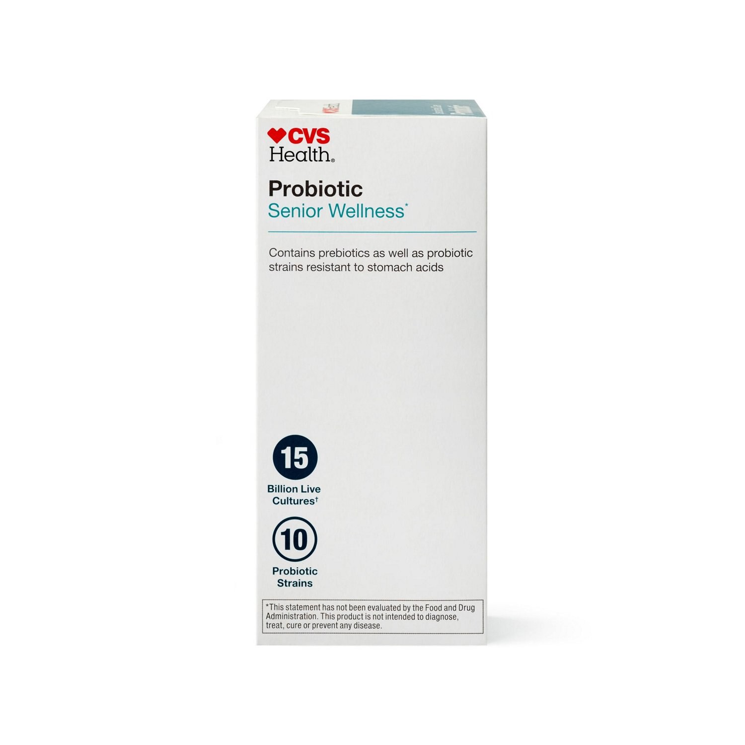 slide 3 of 6, CVS Health Senior Wellness Probiotic Capsules, 90 Ct, 1 ct