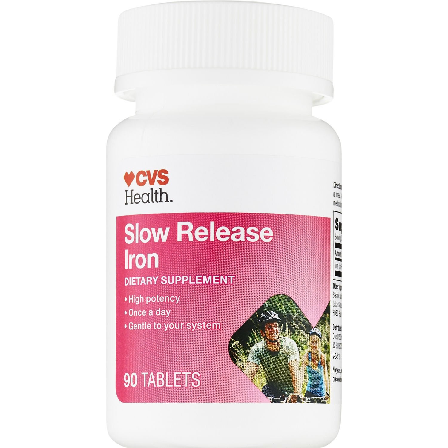 slide 2 of 7, Cvs Health Slow Release Iron Tablets, 90 Ct, 1 ct