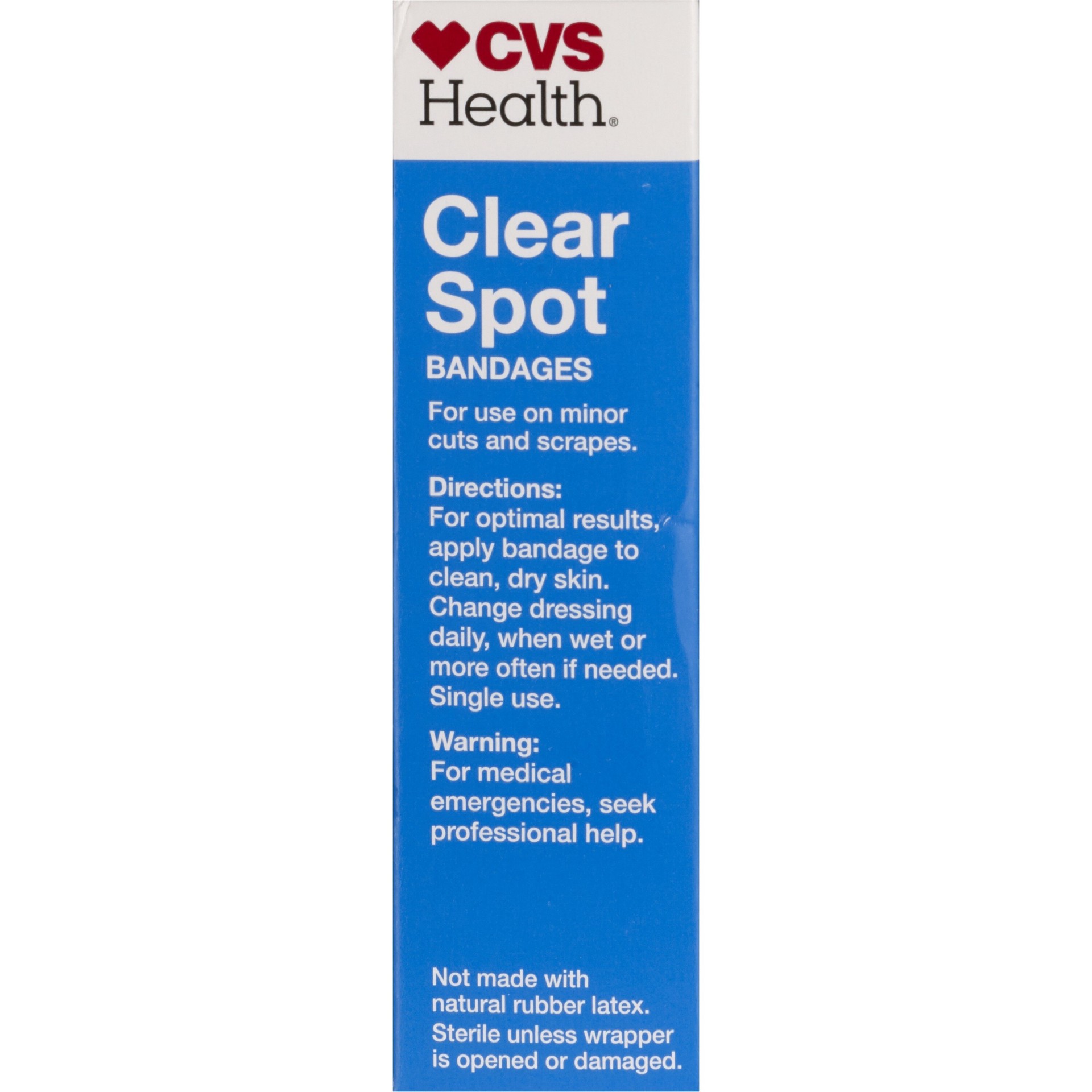 slide 8 of 10, CVS Health Clear Spot Bandages, 100 Ct, 1 ct