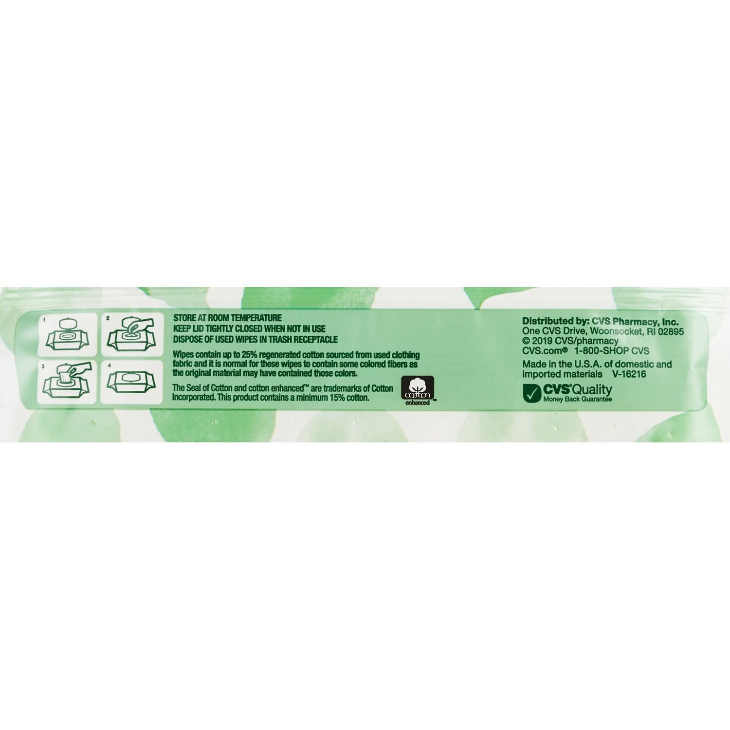slide 3 of 4, Cvs Health Natural Baby Wipes, 64 Ct, 1 ct