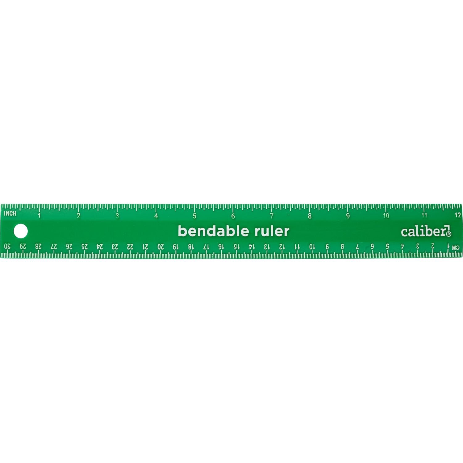 slide 3 of 4, Caliber Ruler Flexi 12" Assorted Colors, 12 in