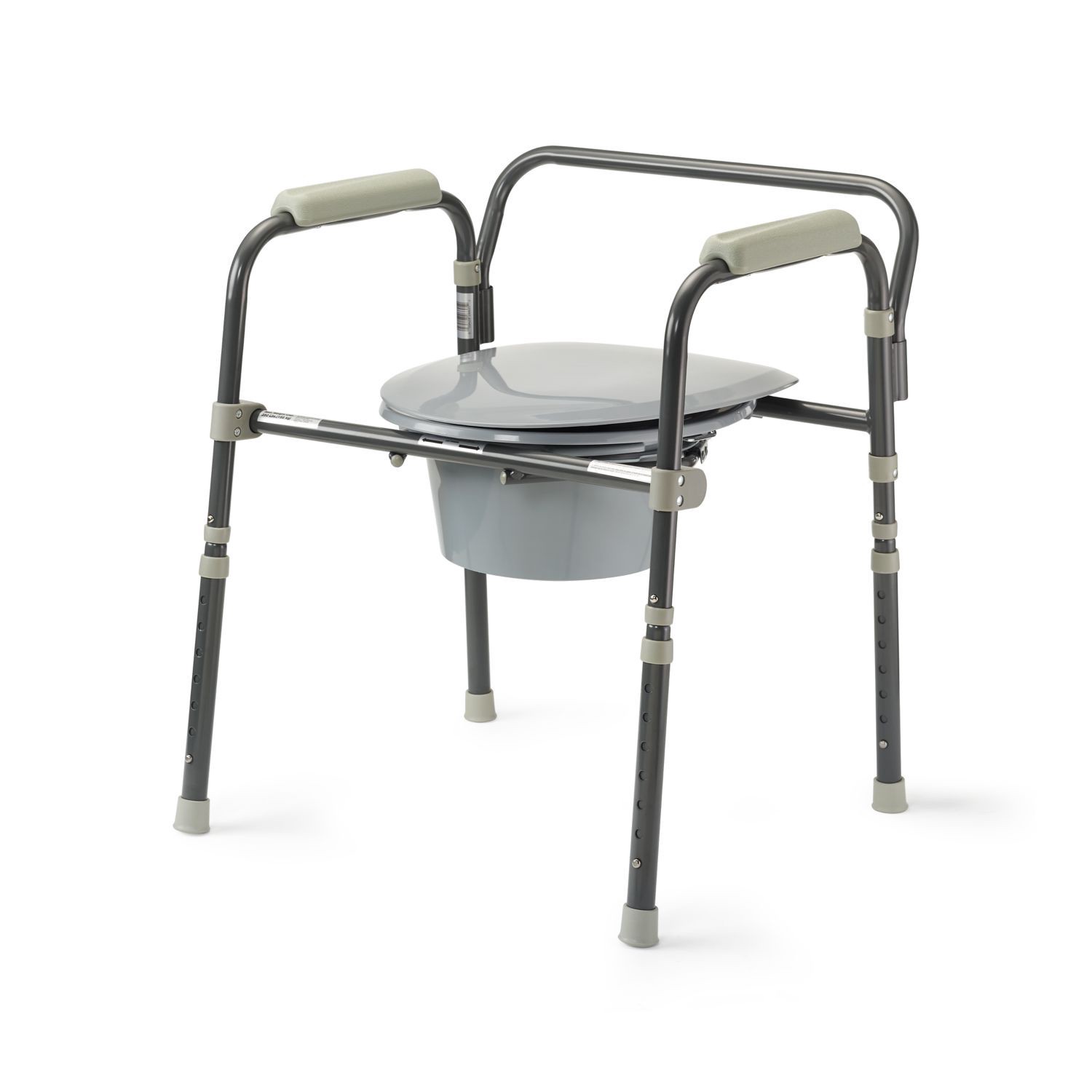 slide 5 of 8, CVS Health Folding Commode, 1 ct