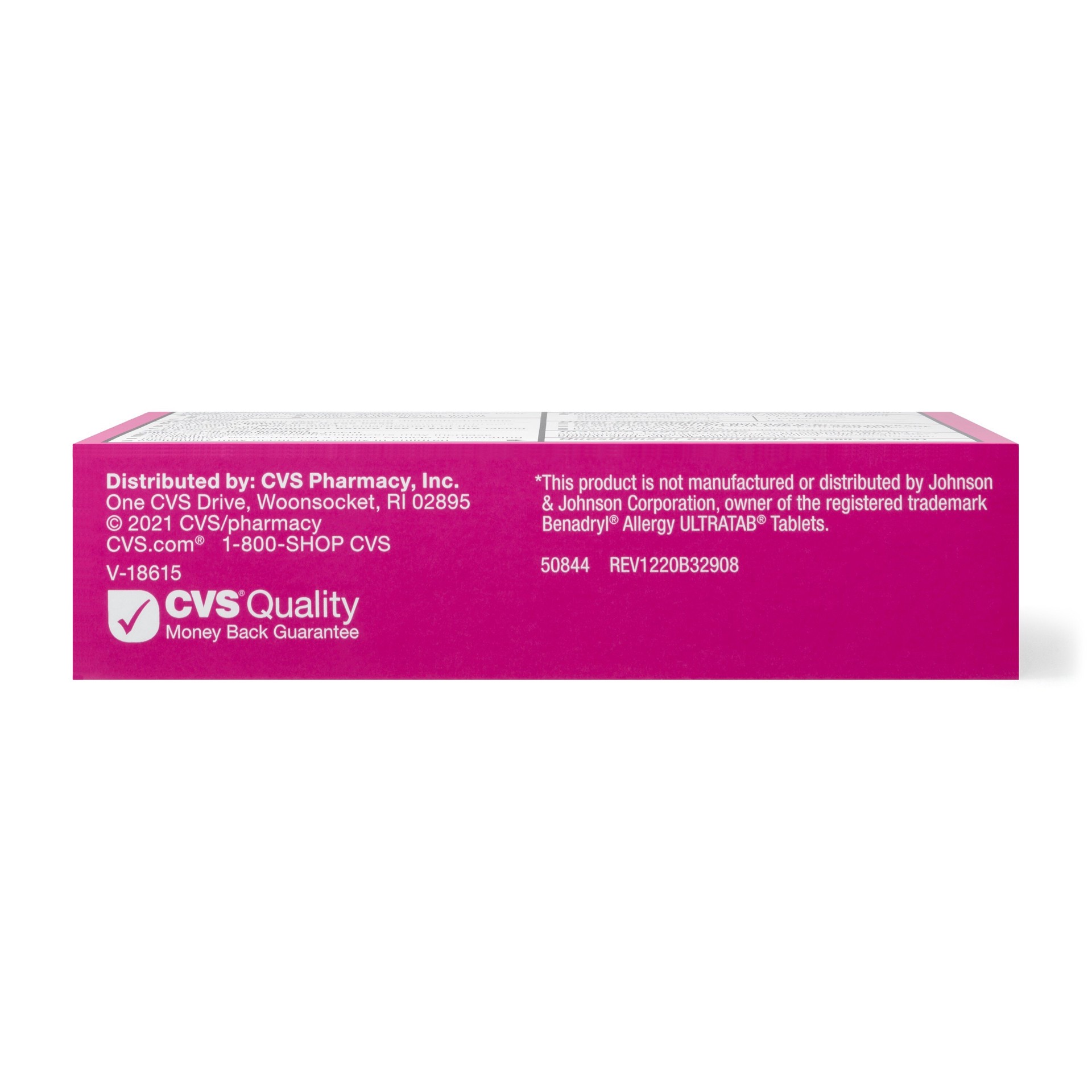 slide 3 of 5, CVS Health Allergy Relief Diphenhydramine Tablets, 24 Ct, 1 ct