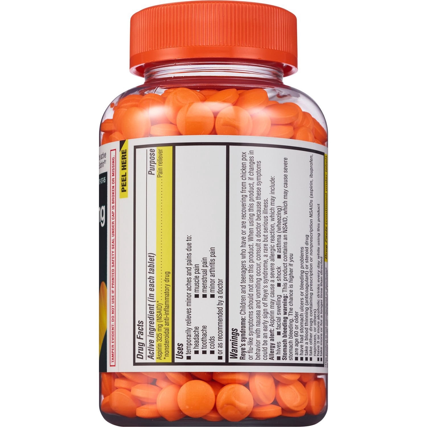 slide 6 of 6, Cvs Health Regular Strength Aspirin 325 Mg Enteric Coated Tablets, 500 Ct, 1 ct